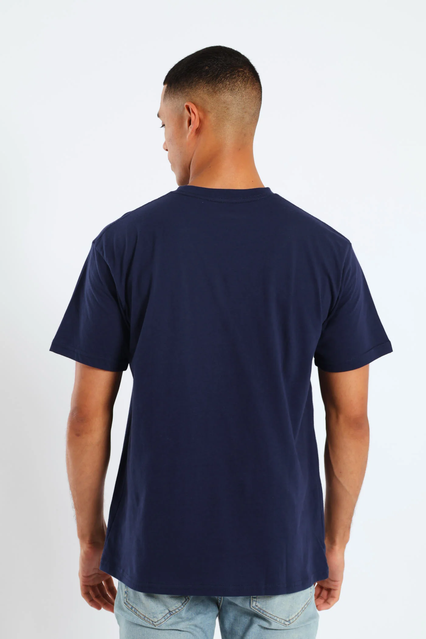 Script Layers Tee - Navy - Image 2