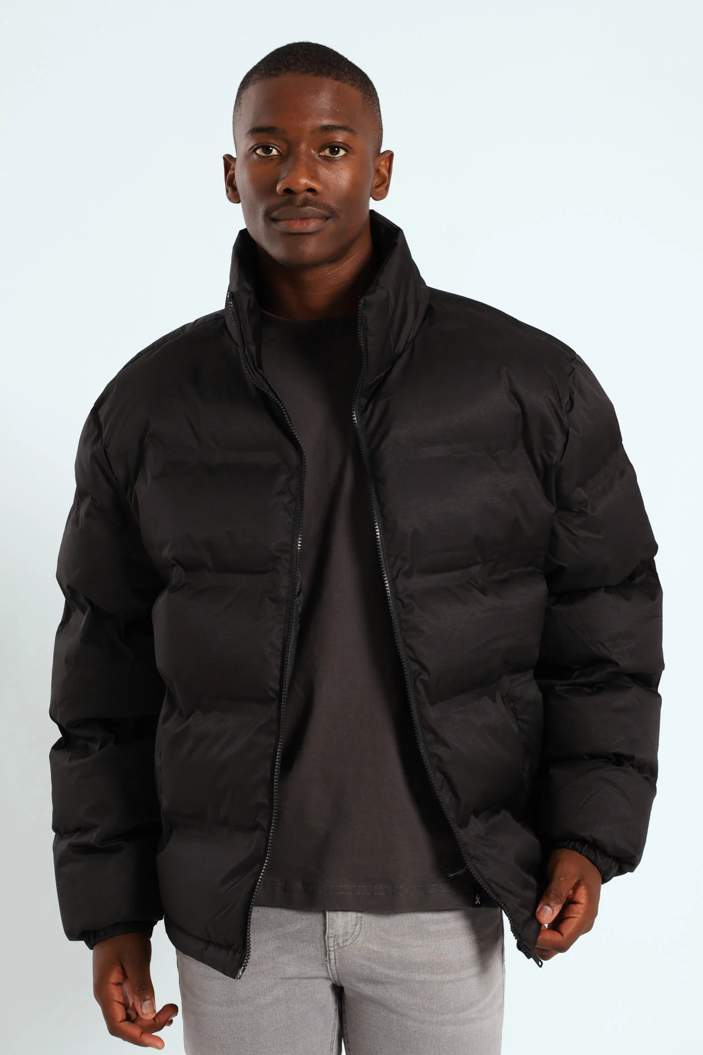 Sealed Puffer Jacket - Black - Image 4