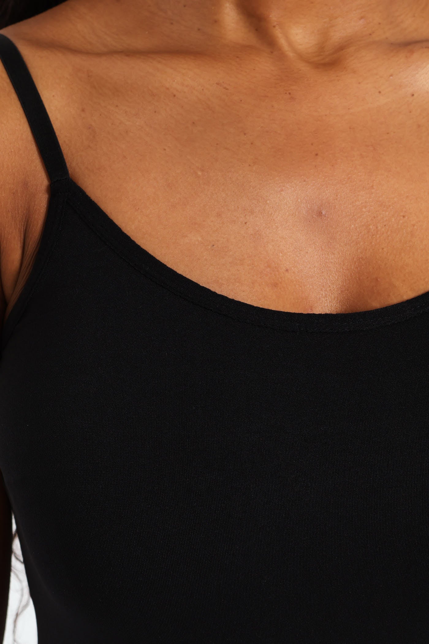 Seamless Slip Dress - Black - Image 4