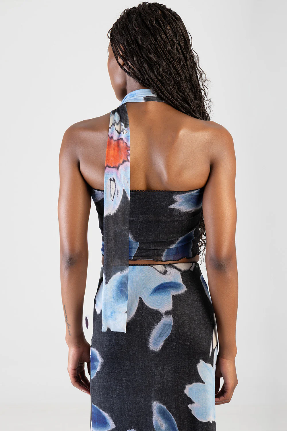 See The Sunrise Tube Top - Black/Blue - Image 2