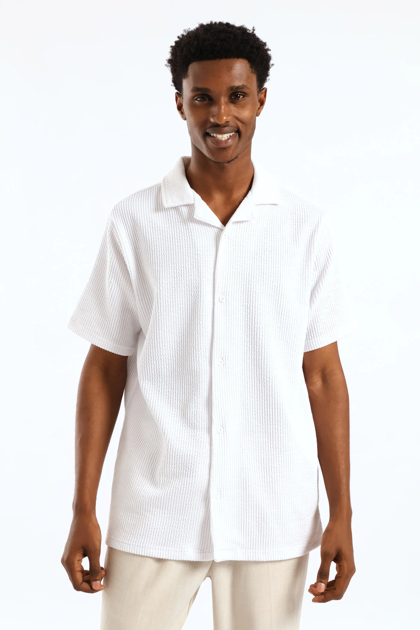 Seersucker Shirt - White - Image 2