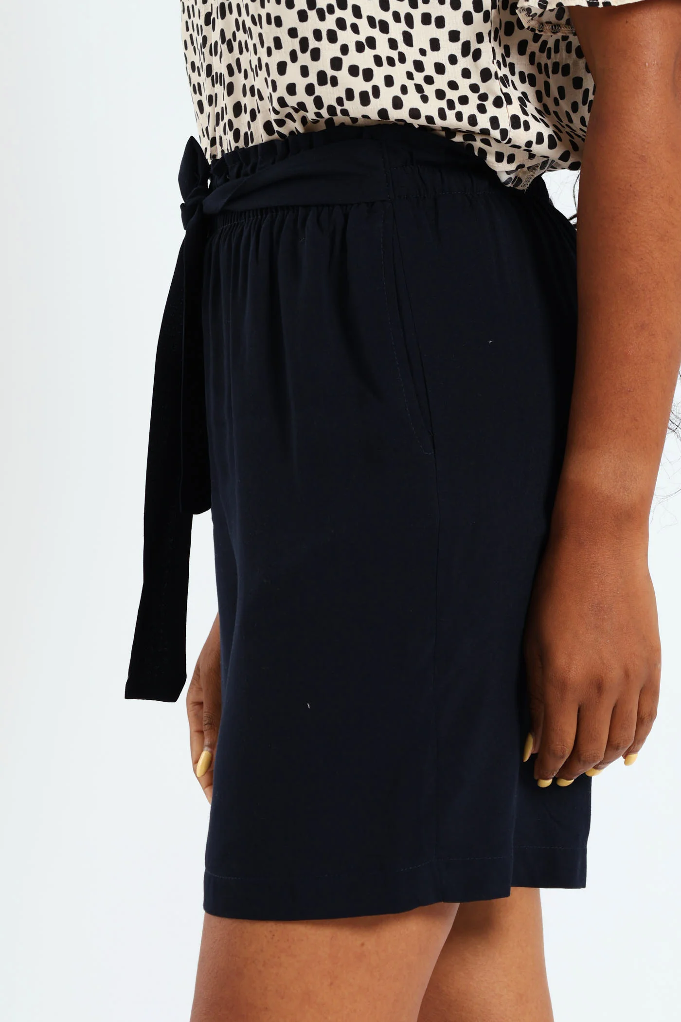 Self Belt Bermuda Short - Navy - Image 2