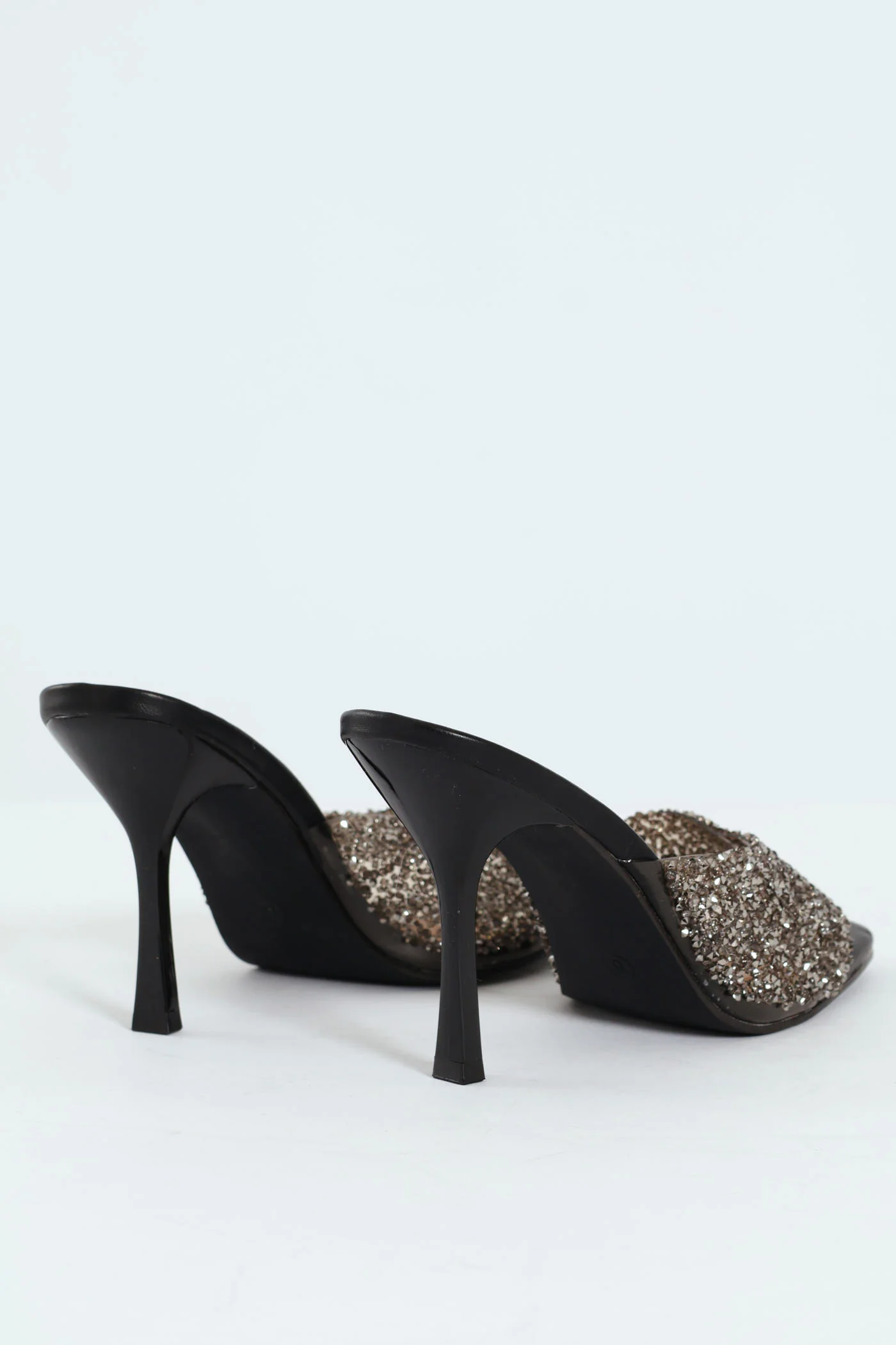Diamante Push In Heel - Black - Image 4
