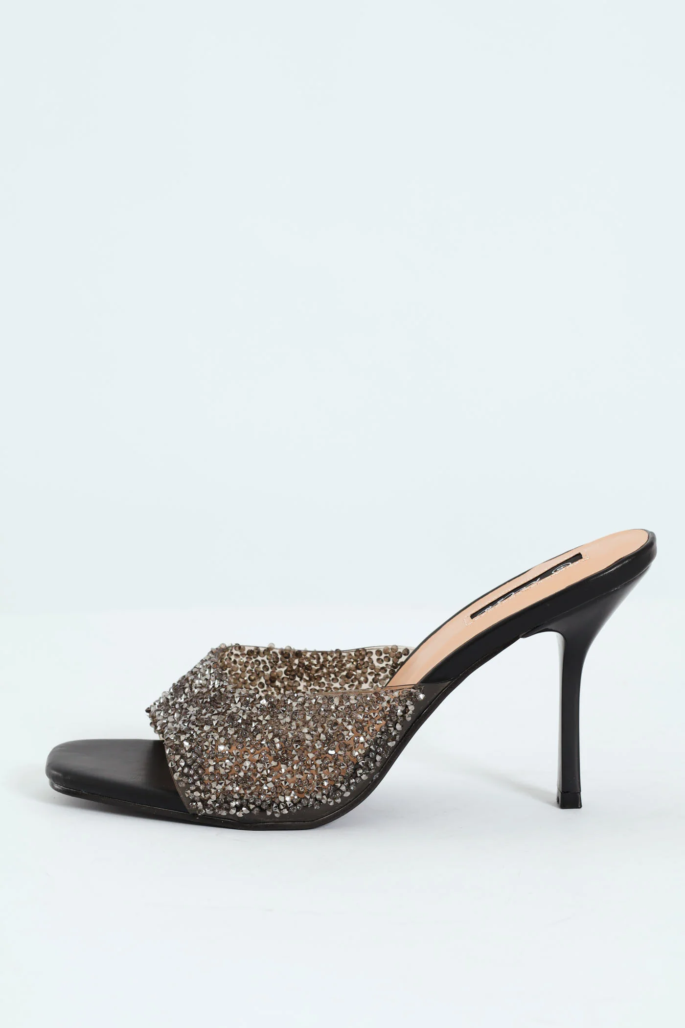 Diamante Push In Heel - Black - Image 6