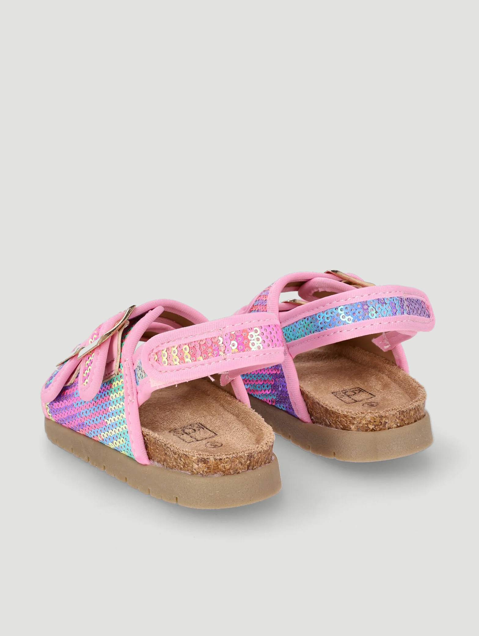 Pre-Girls Sequin Health Sandal - Multi - Image 2