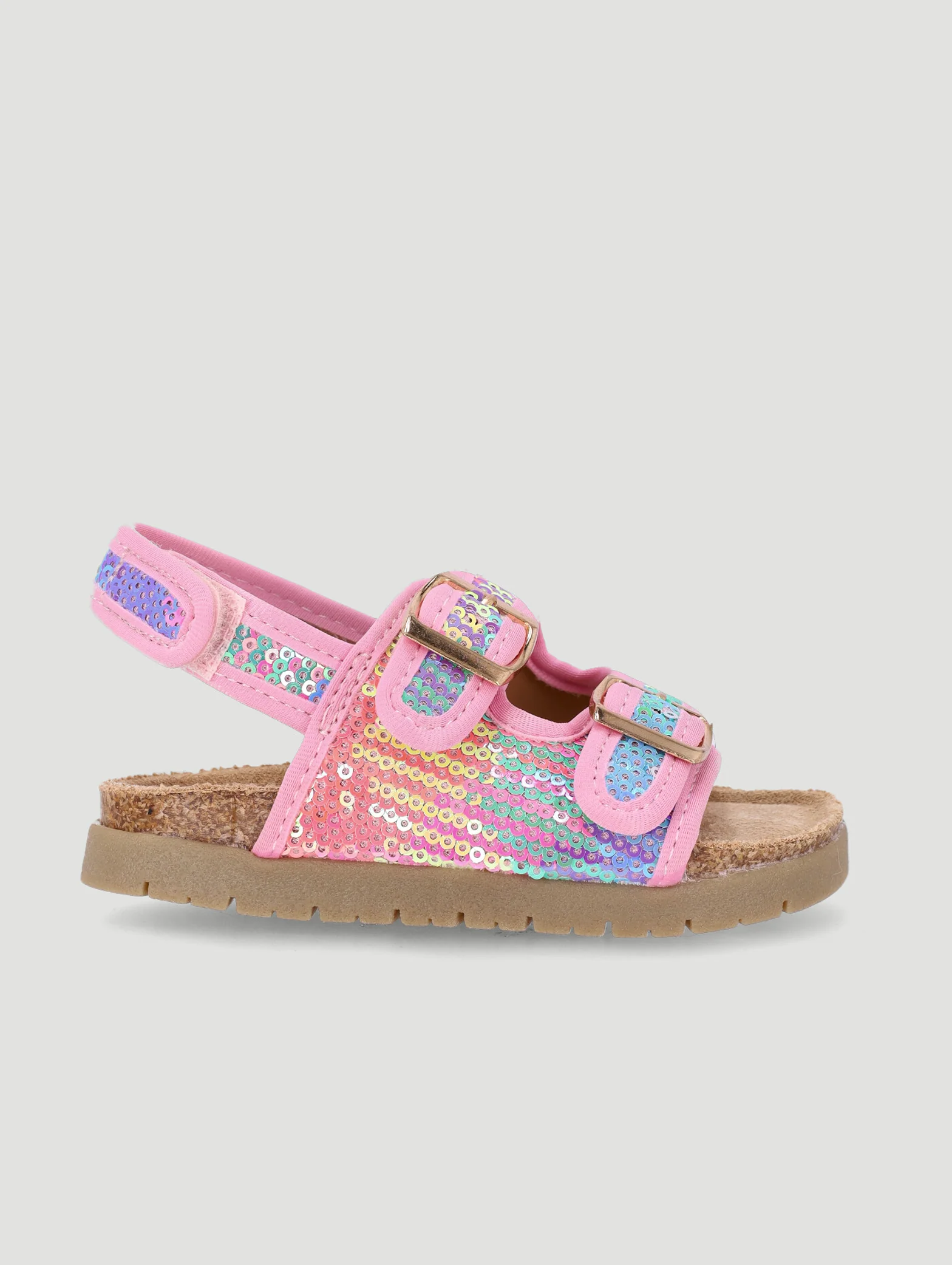 Pre-Girls Sequin Health Sandal - Multi - Image 4