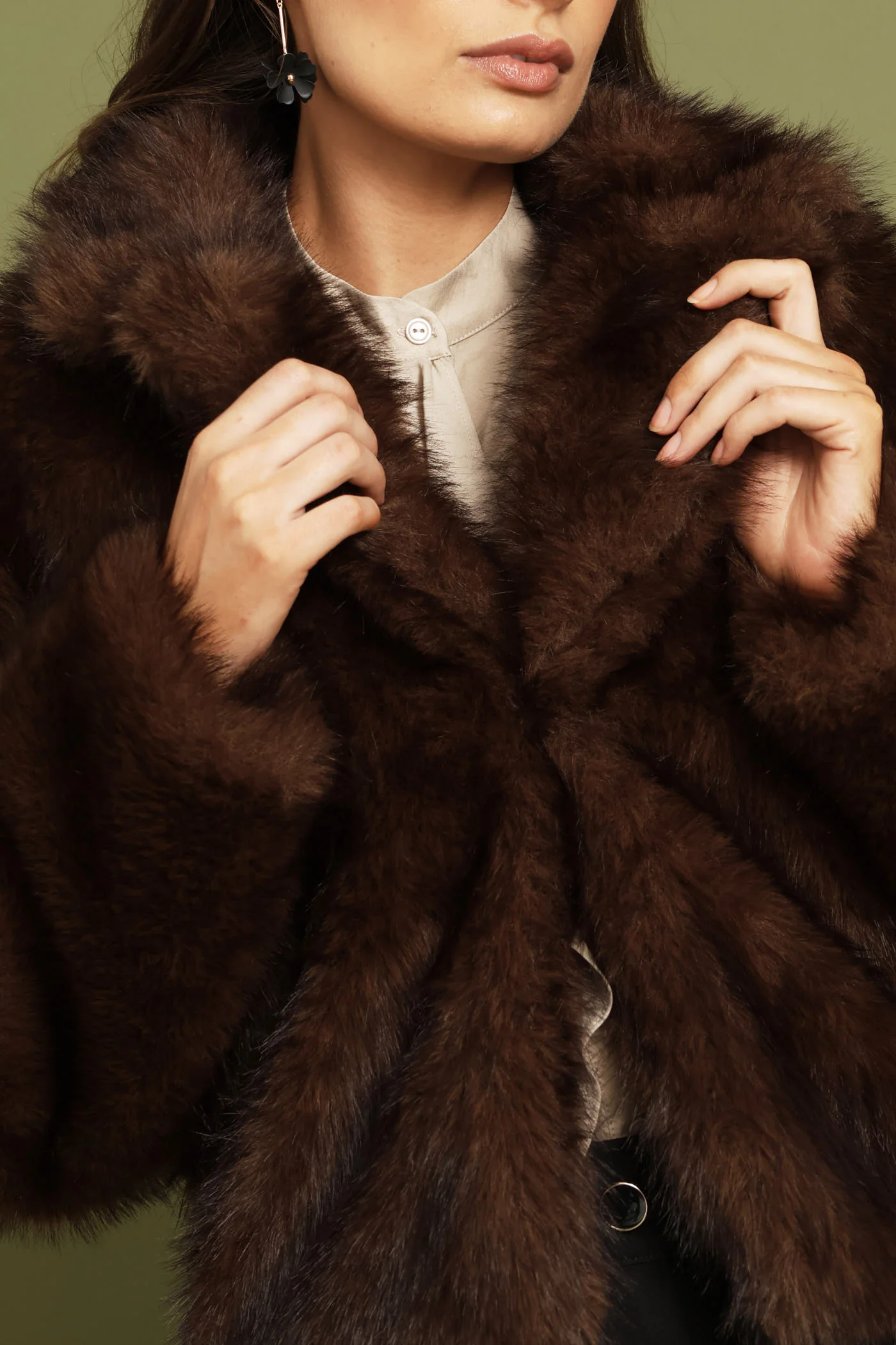 Fur Coat - Bitter Chocolate - Image 11