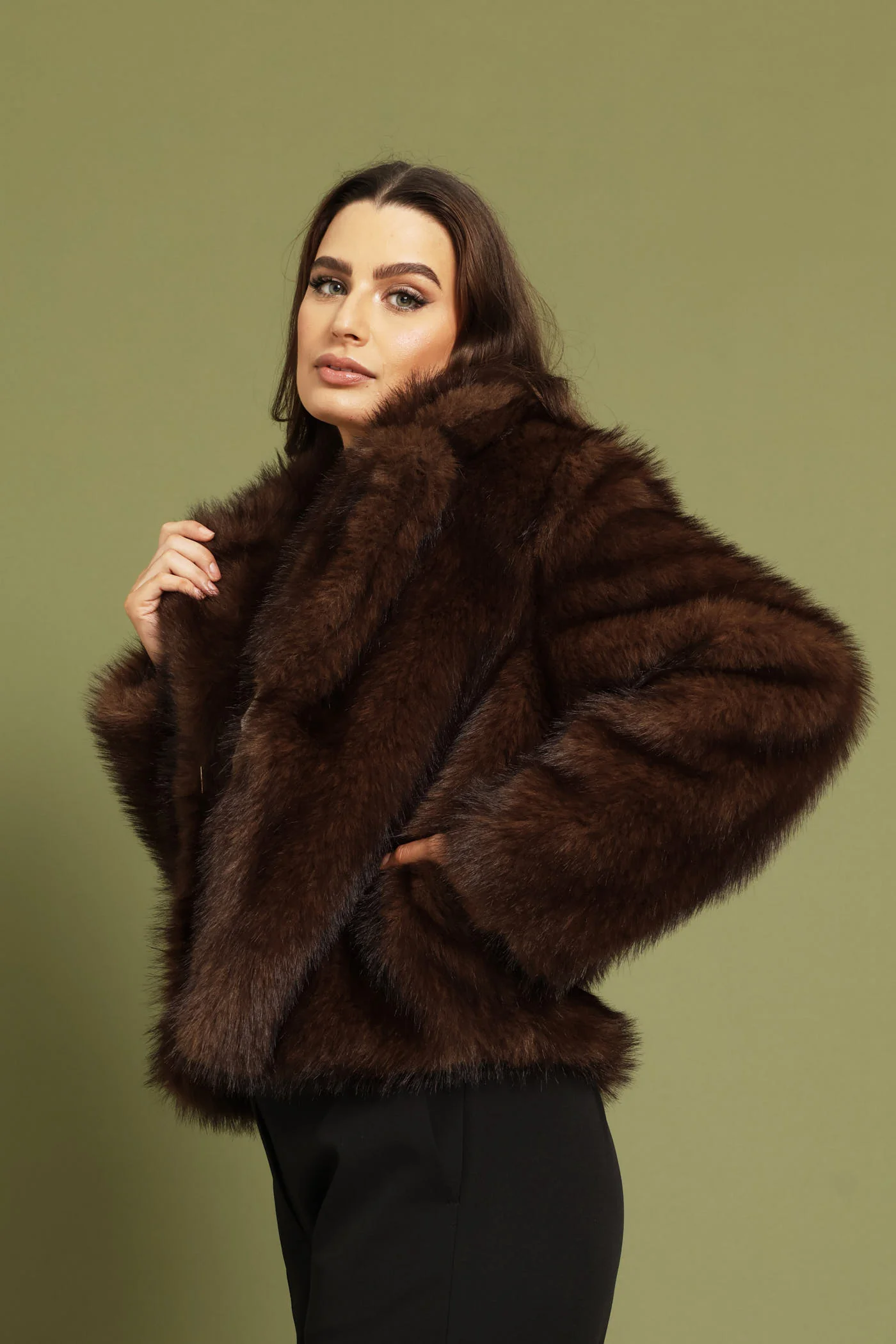 Fur Coat - Bitter Chocolate - Image 6