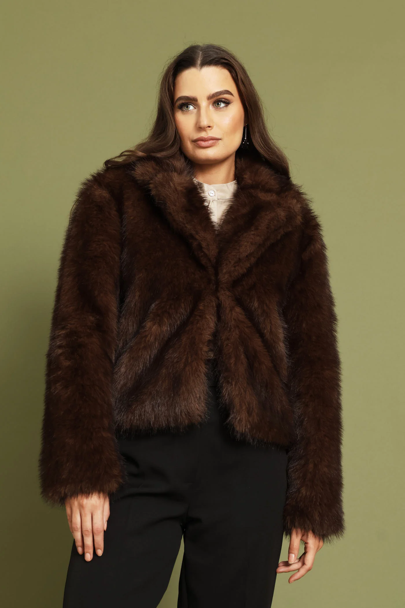 Fur Coat - Bitter Chocolate - Image 8