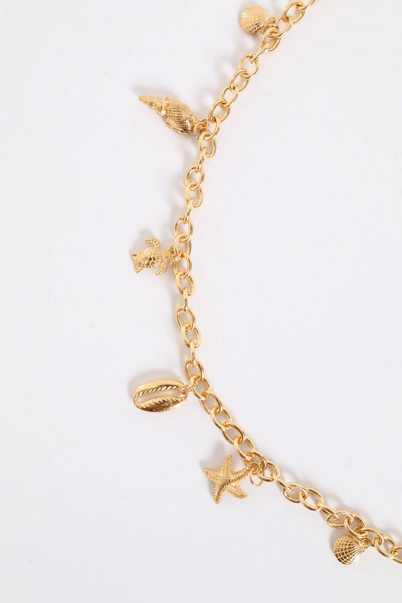 Shell Chain Belt - Gold - Image 2