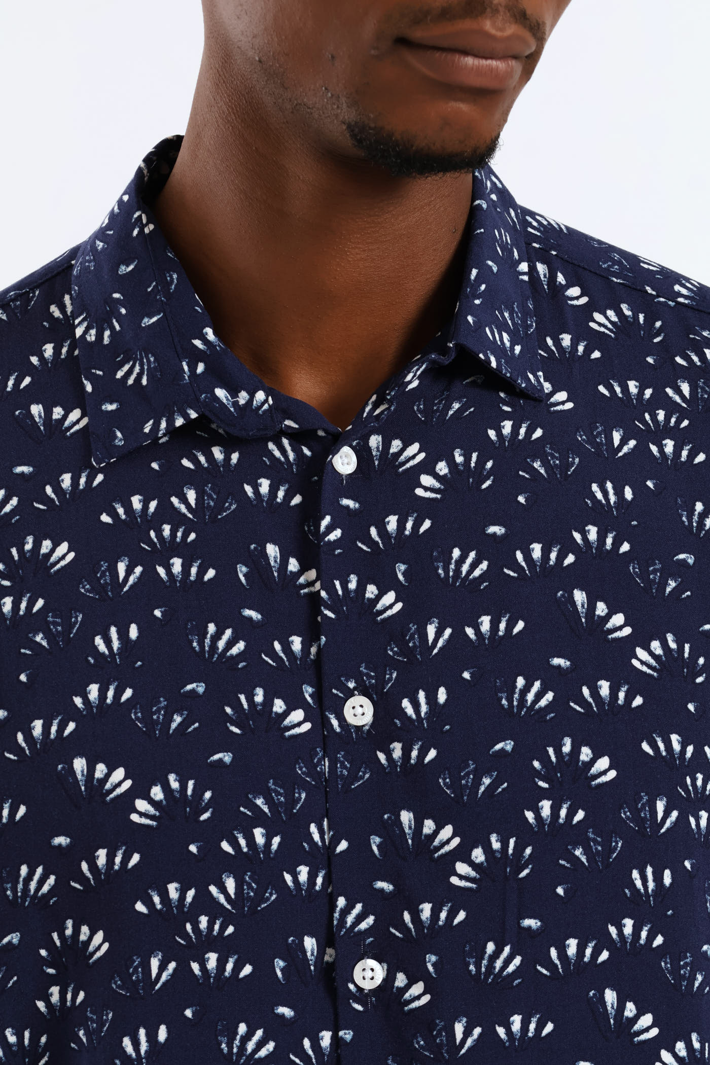Shell Regular Shirt - Navy - Image 2
