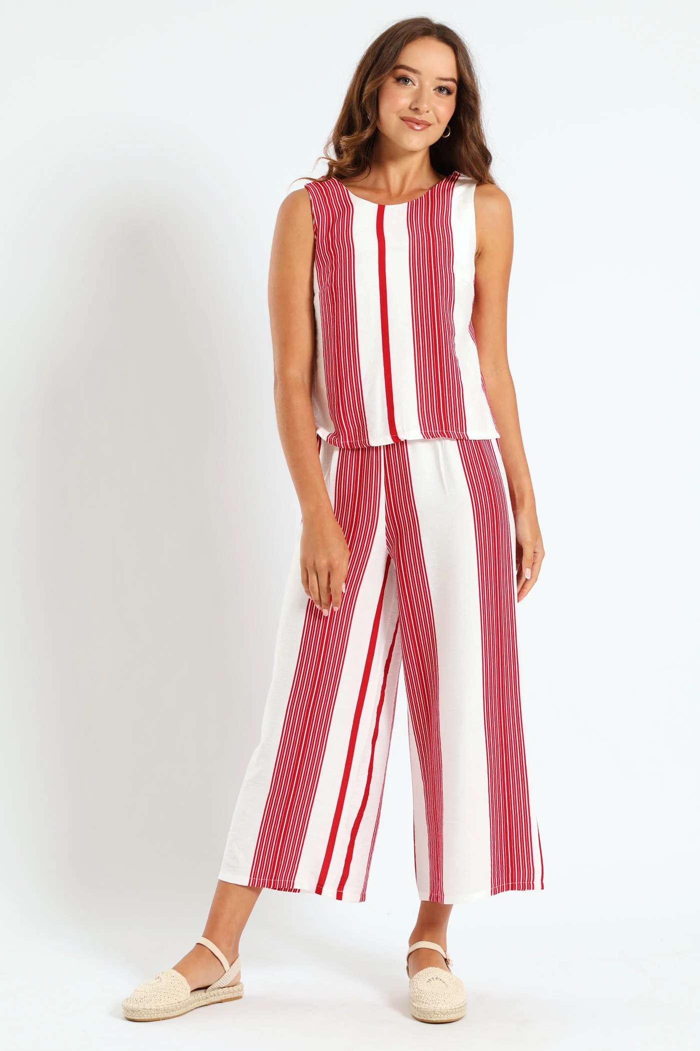 Shell Tank - White/Red - Image 2