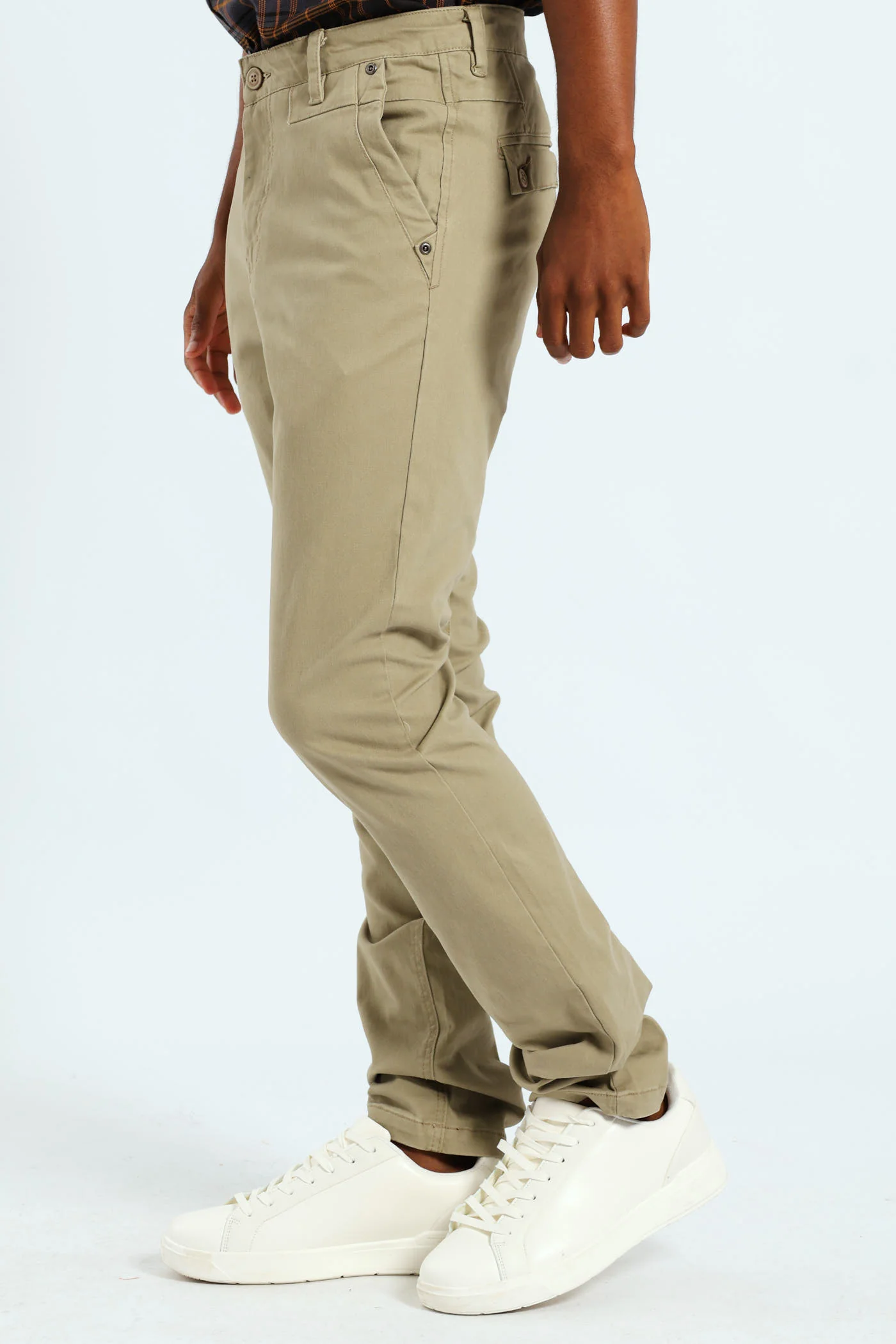 Shelton Slim Chino - Stone - Image 2