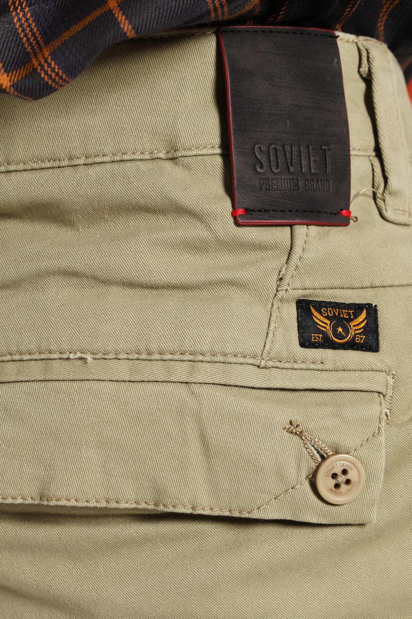 Shelton Slim Chino - Stone - Image 4