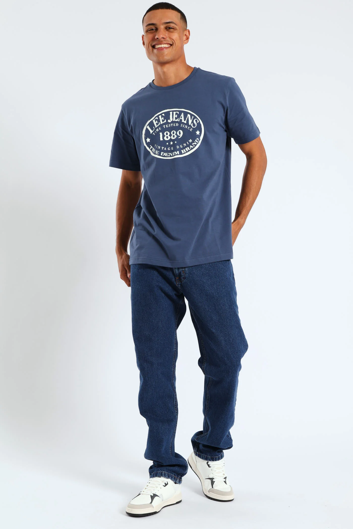 Short Sleeve 1889 Tee - Blue - Image 6