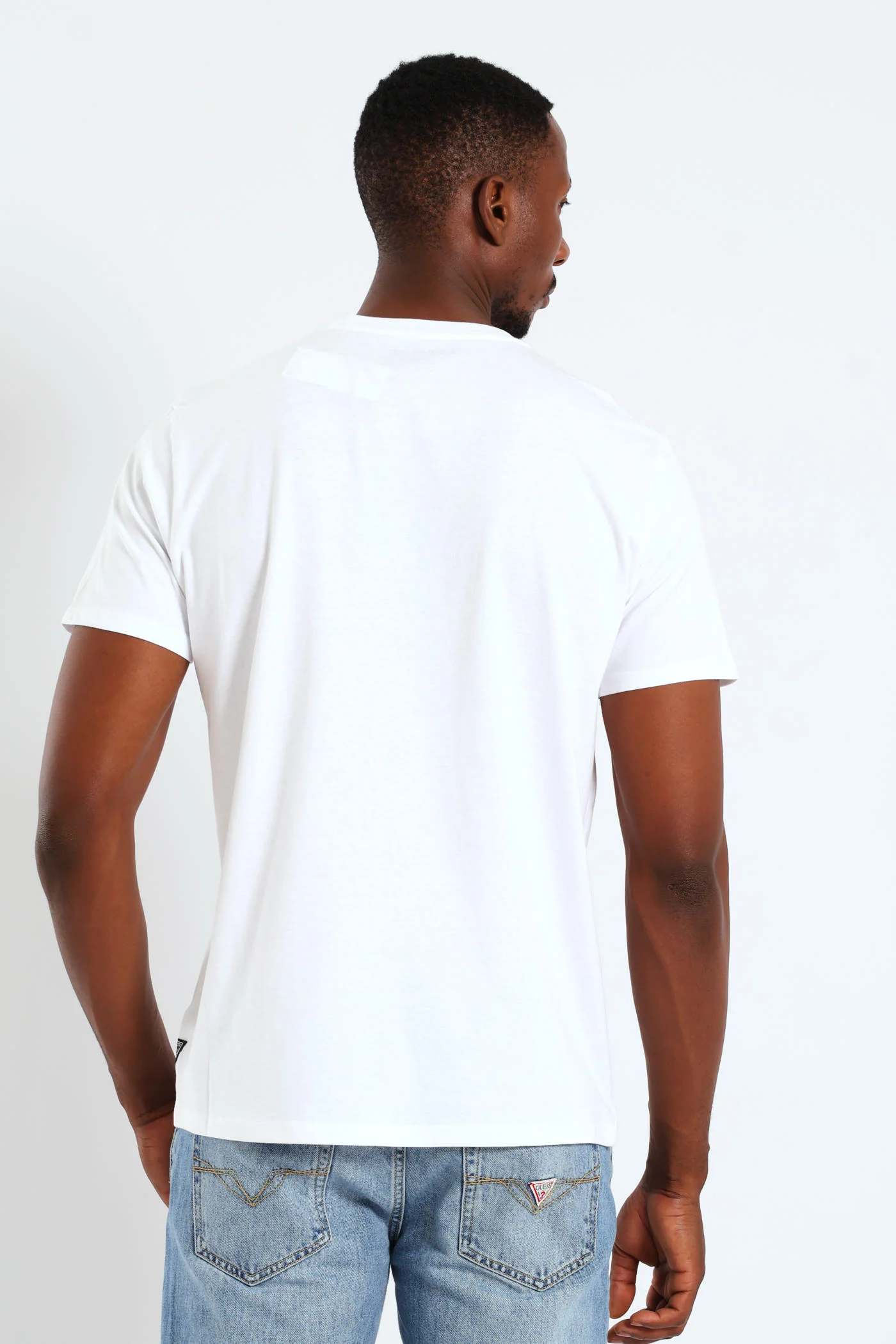 Short Sleeve Basic Timeless Tee - White - Image 4