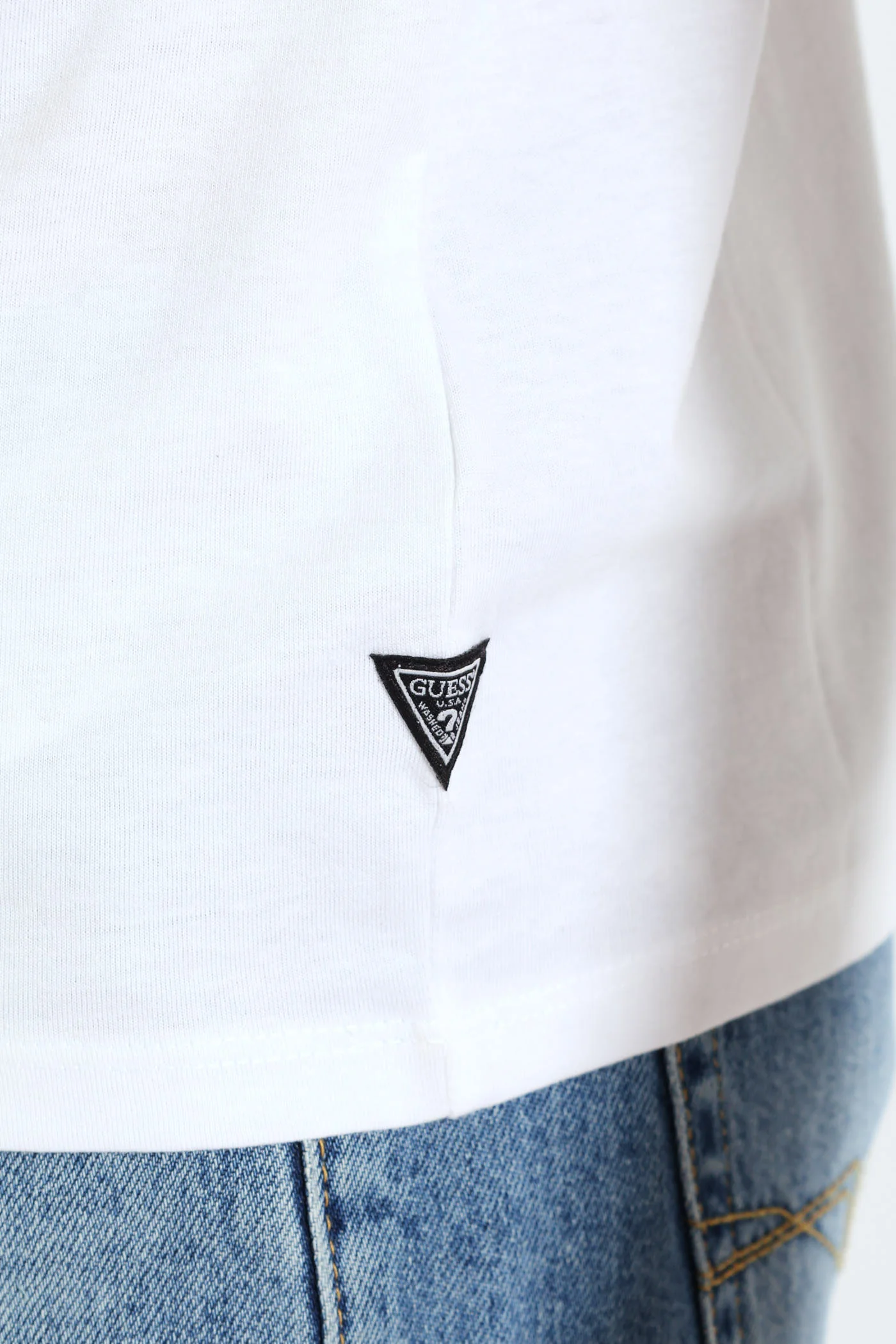 Short Sleeve Basic Timeless Tee - White - Image 6