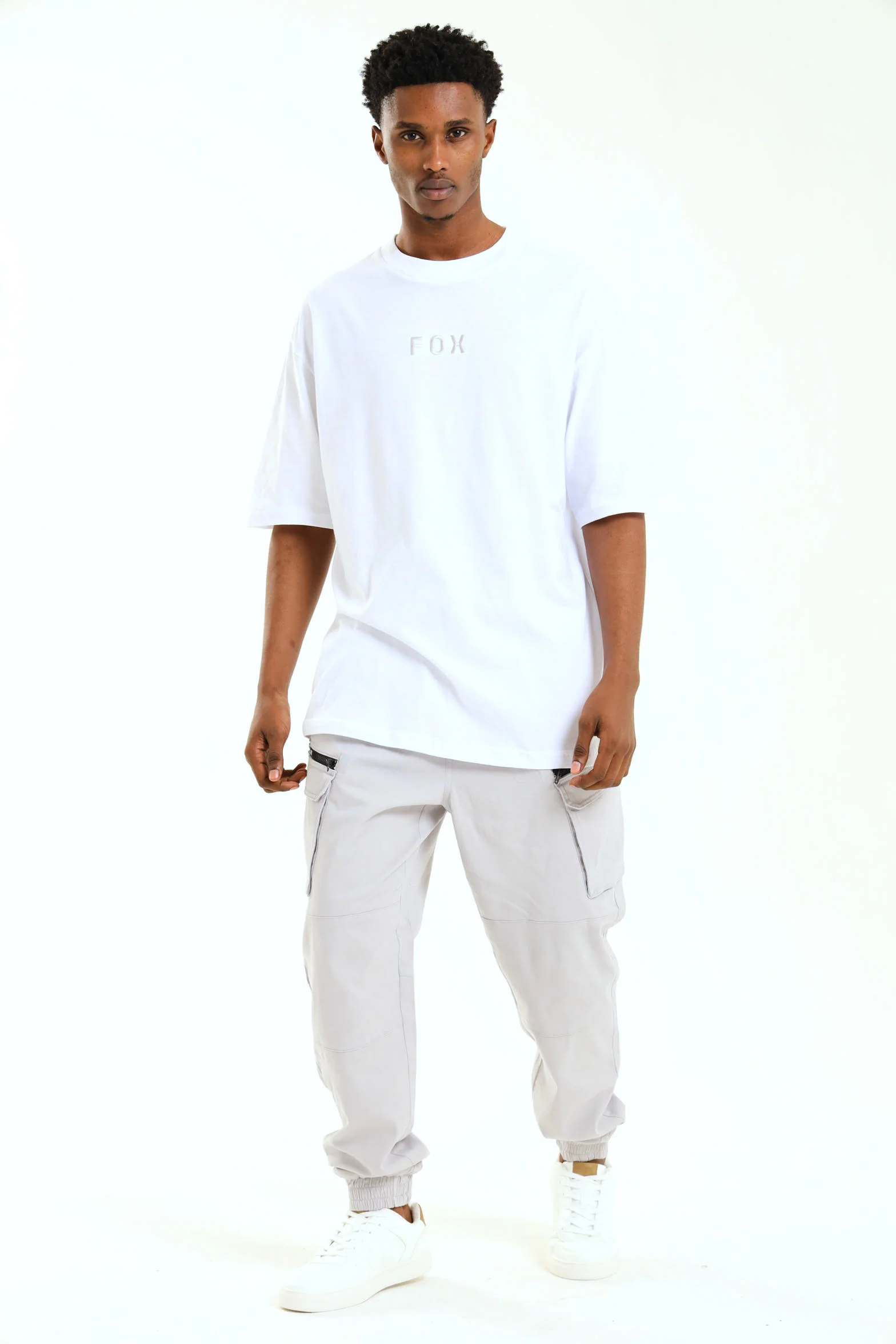 Short Sleeve Boxed In Tee - White - Image 4