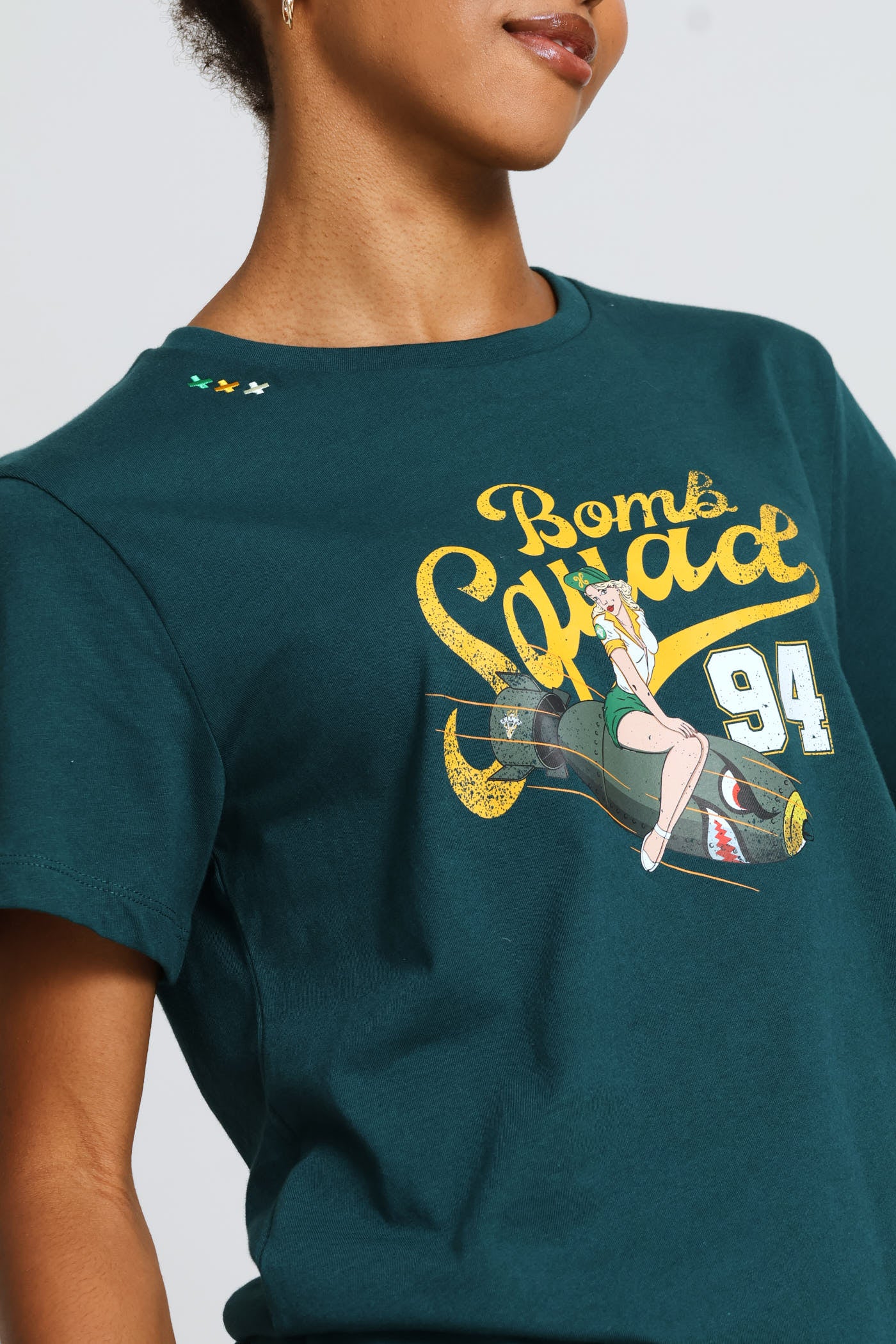 Short Sleeve Deep Nori T-Shirt - Green - Image 2