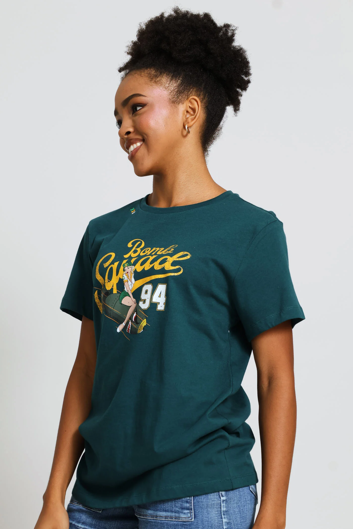 Short Sleeve Deep Nori T-Shirt - Green - Image 3