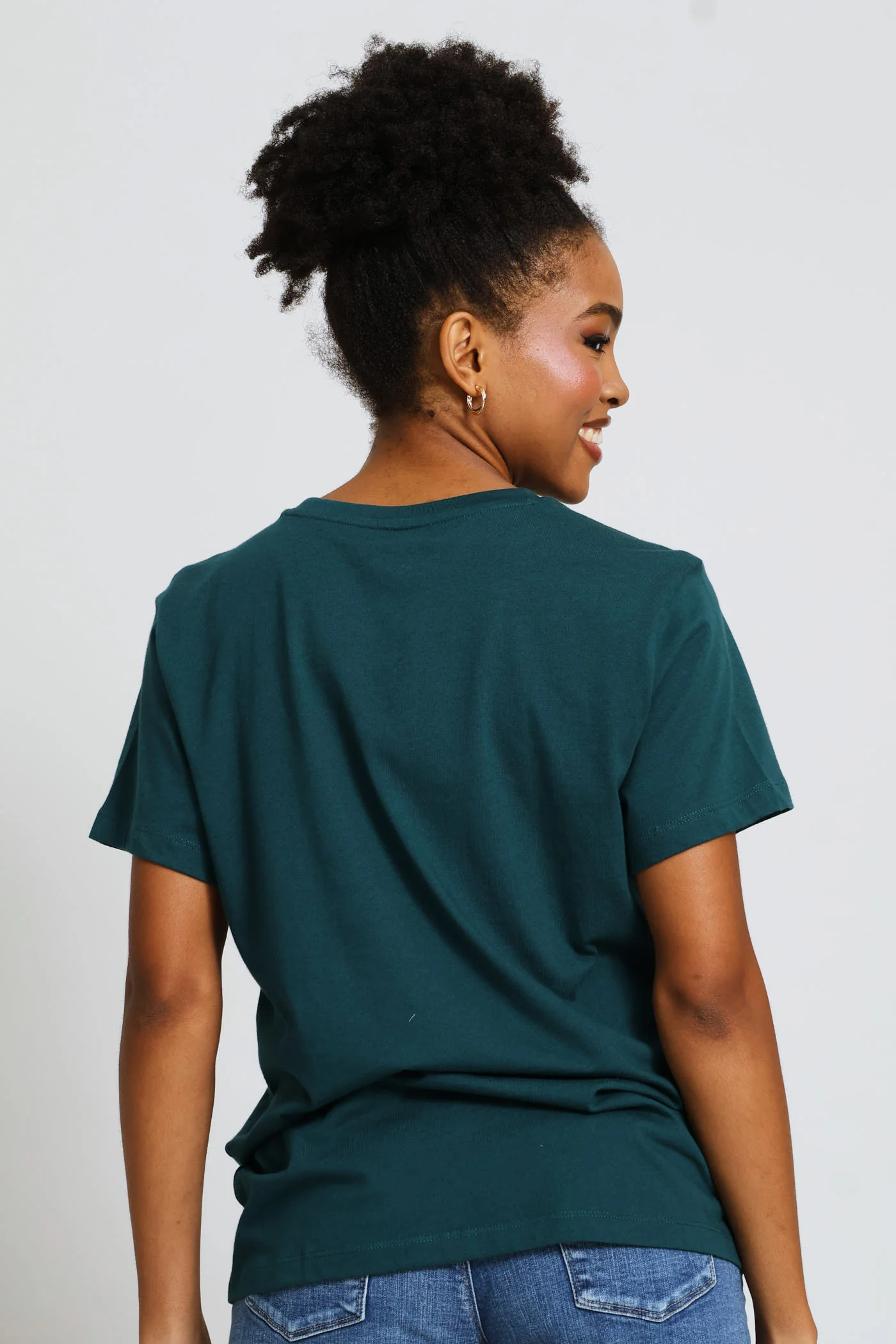 Short Sleeve Deep Nori T-Shirt - Green - Image 4