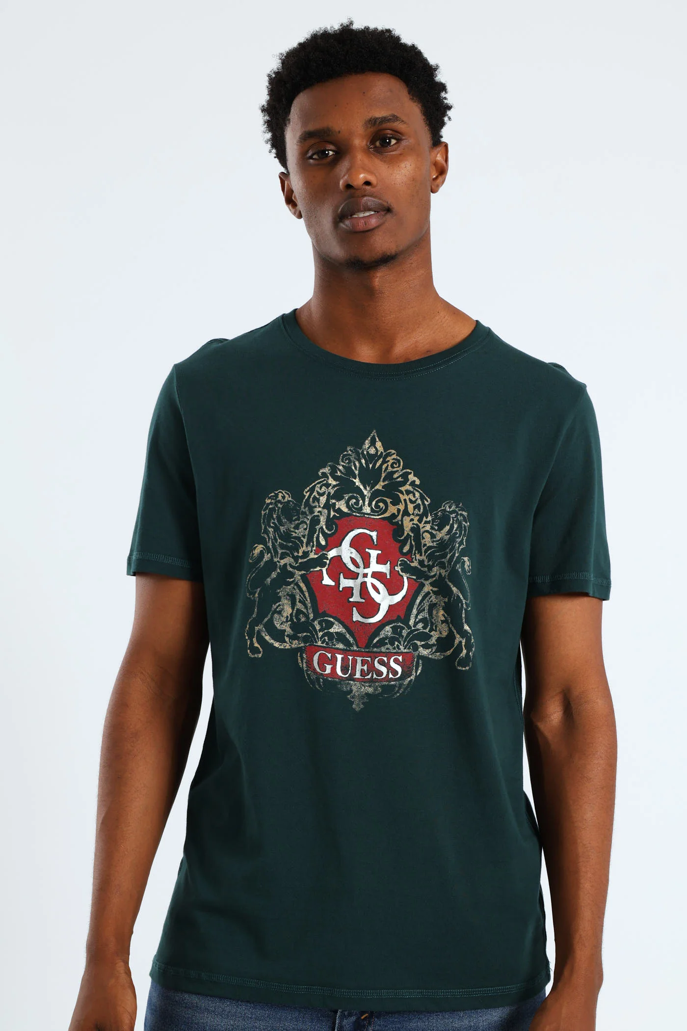 Short Sleeve Emblem Tee - Jade - Image 3