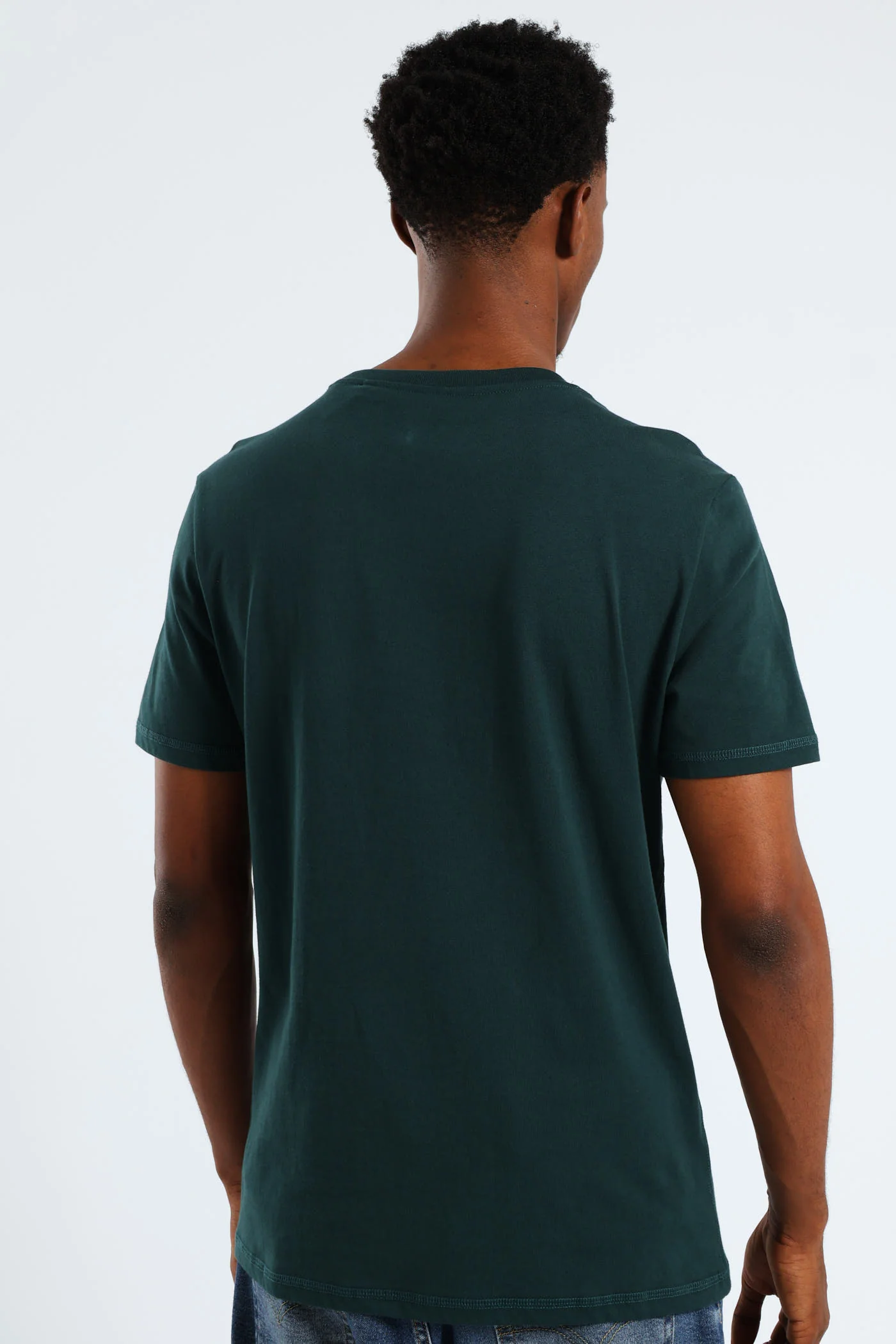 Short Sleeve Emblem Tee - Jade - Image 4
