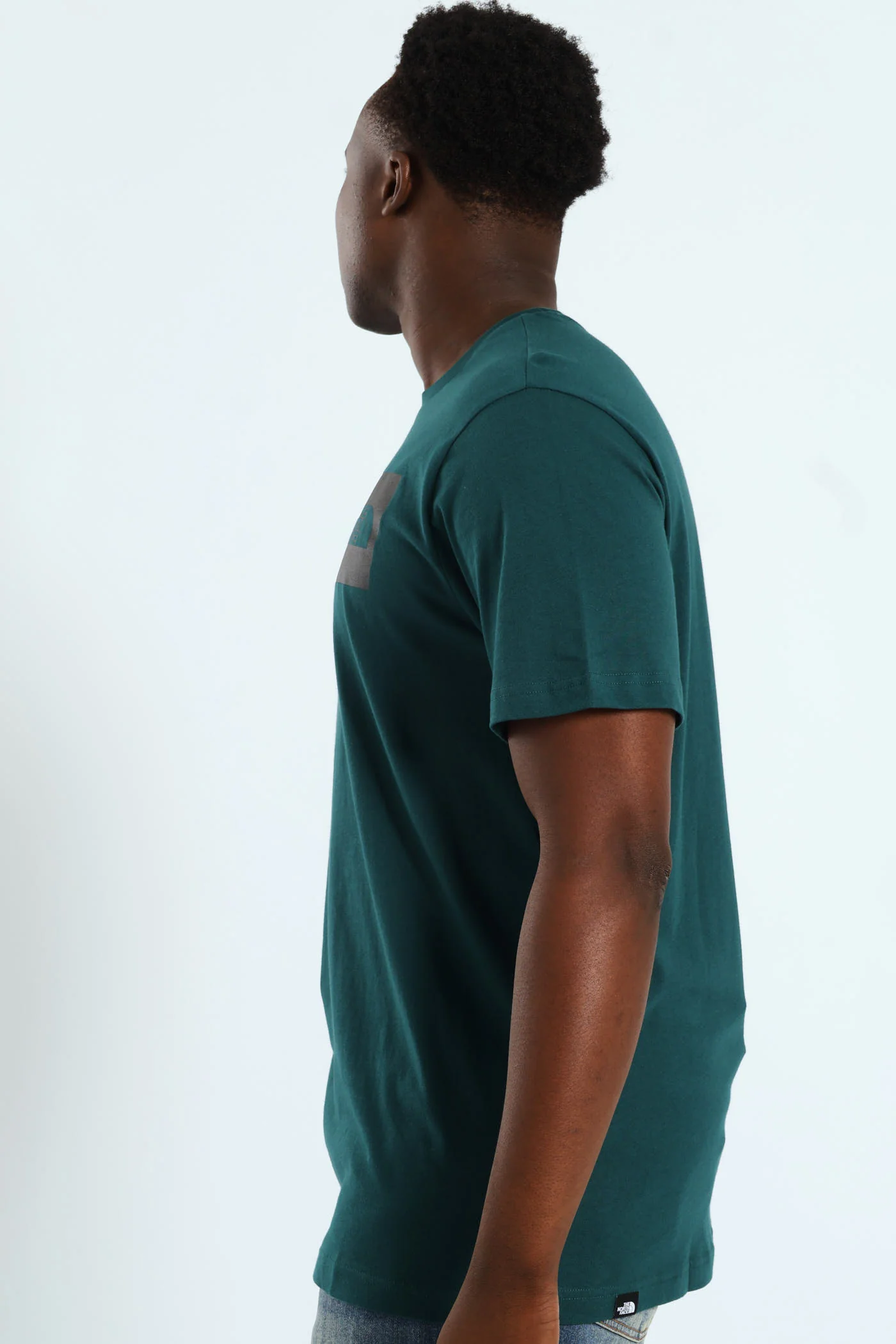 Short Sleeve Fine Tee - Forest Green - Image 2