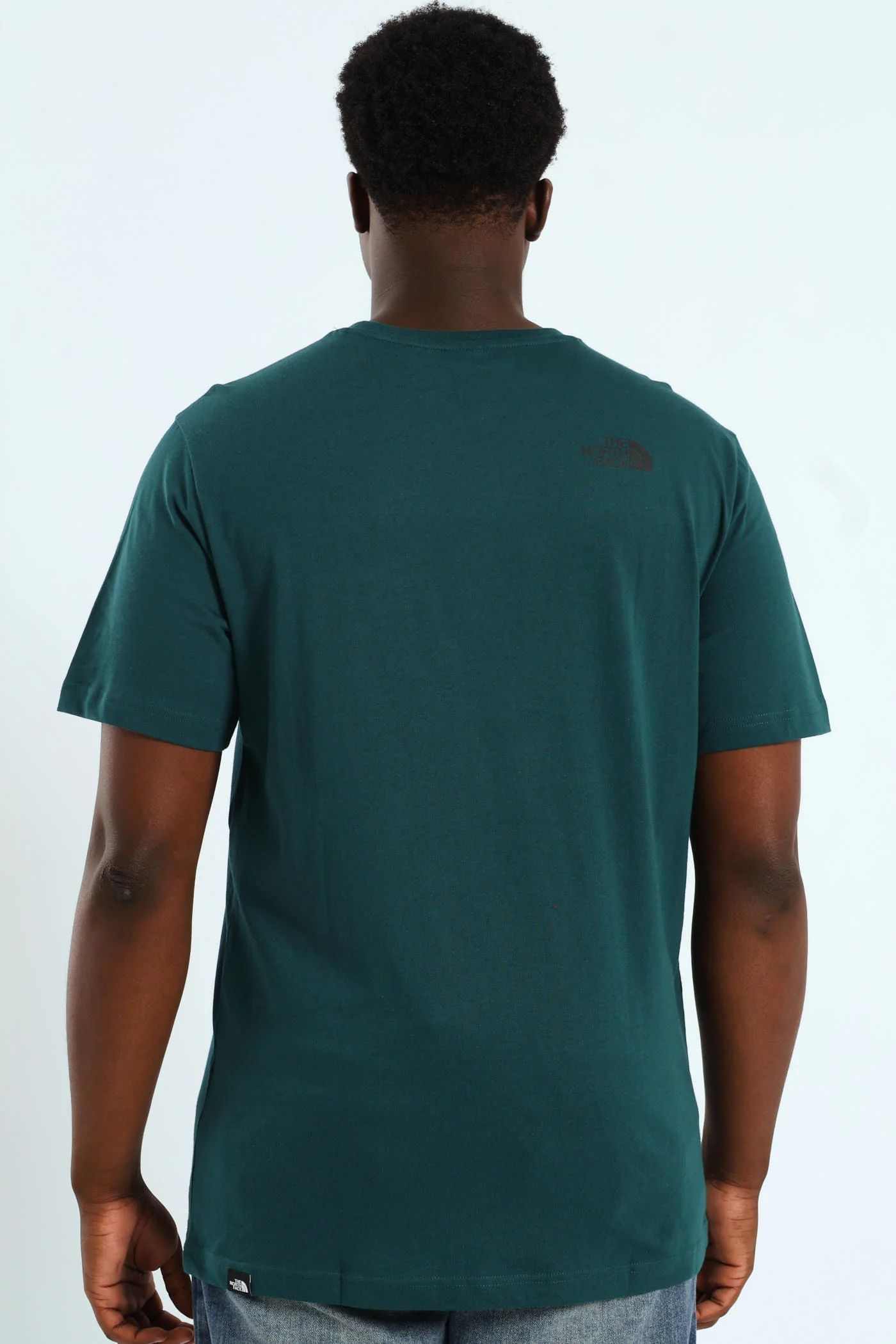 Short Sleeve Fine Tee - Forest Green - Image 3