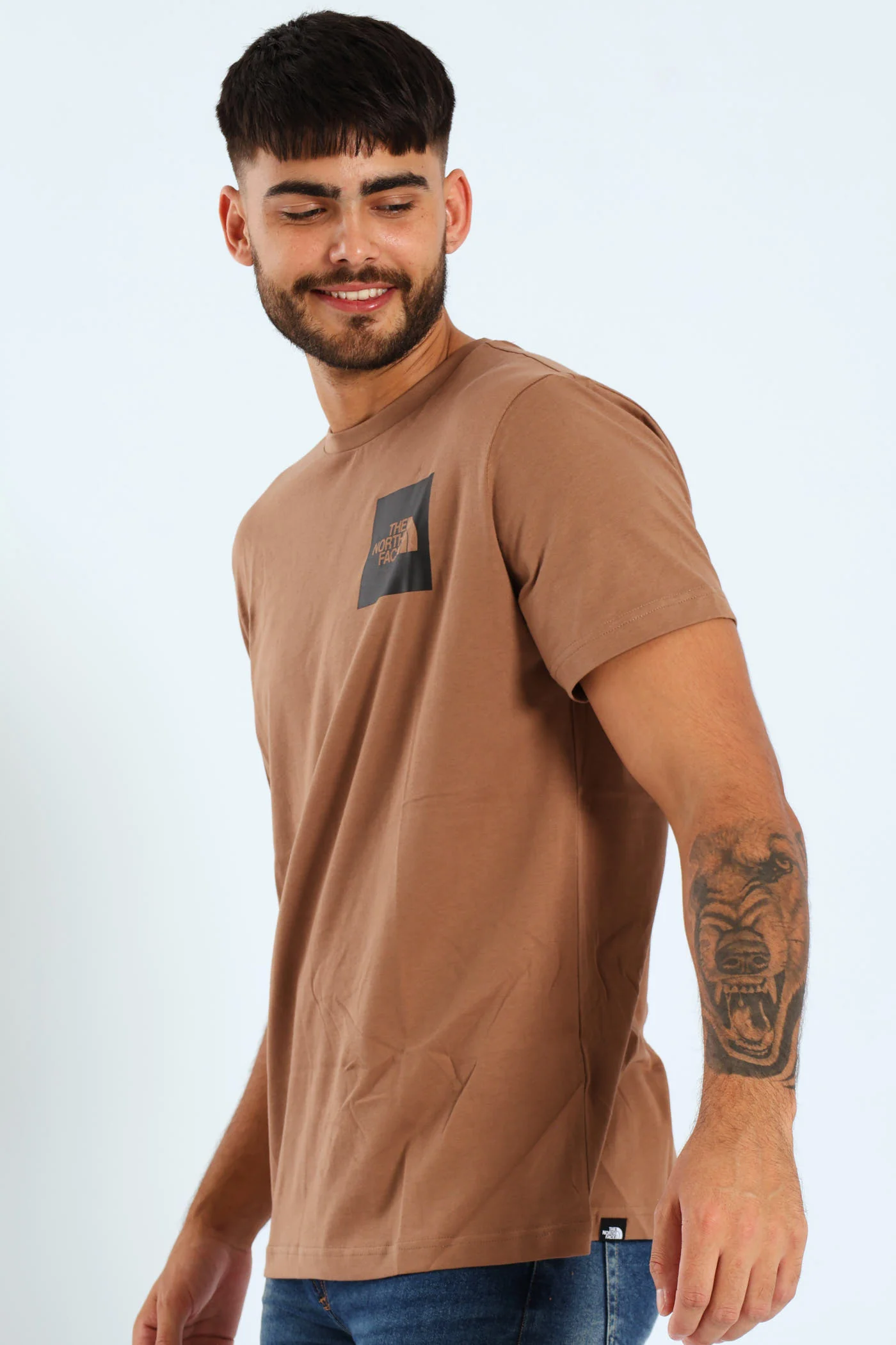 Short Sleeve Fine Tee - Sand - Image 4
