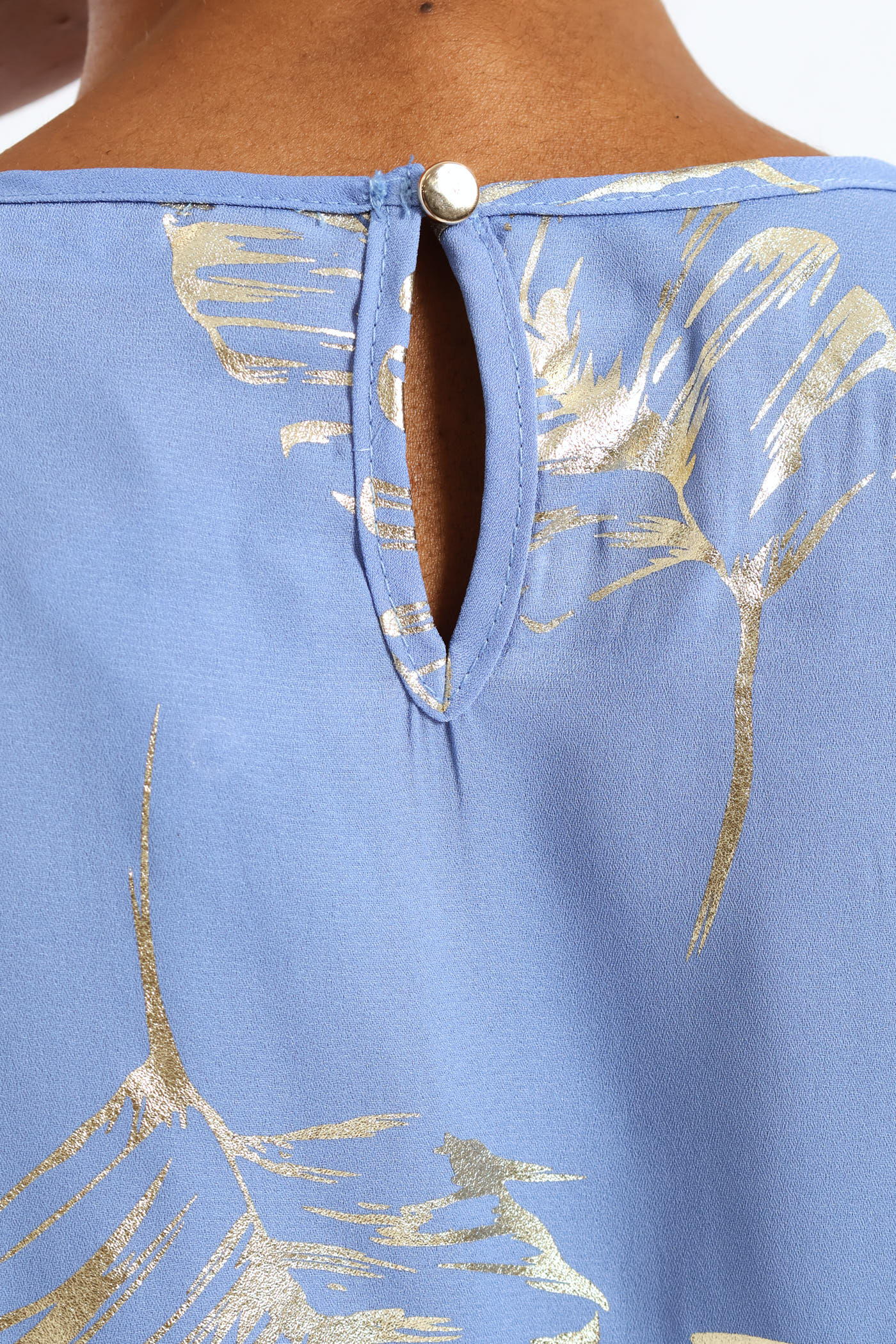 Short Sleeve Formal Tee - Blue - Image 5