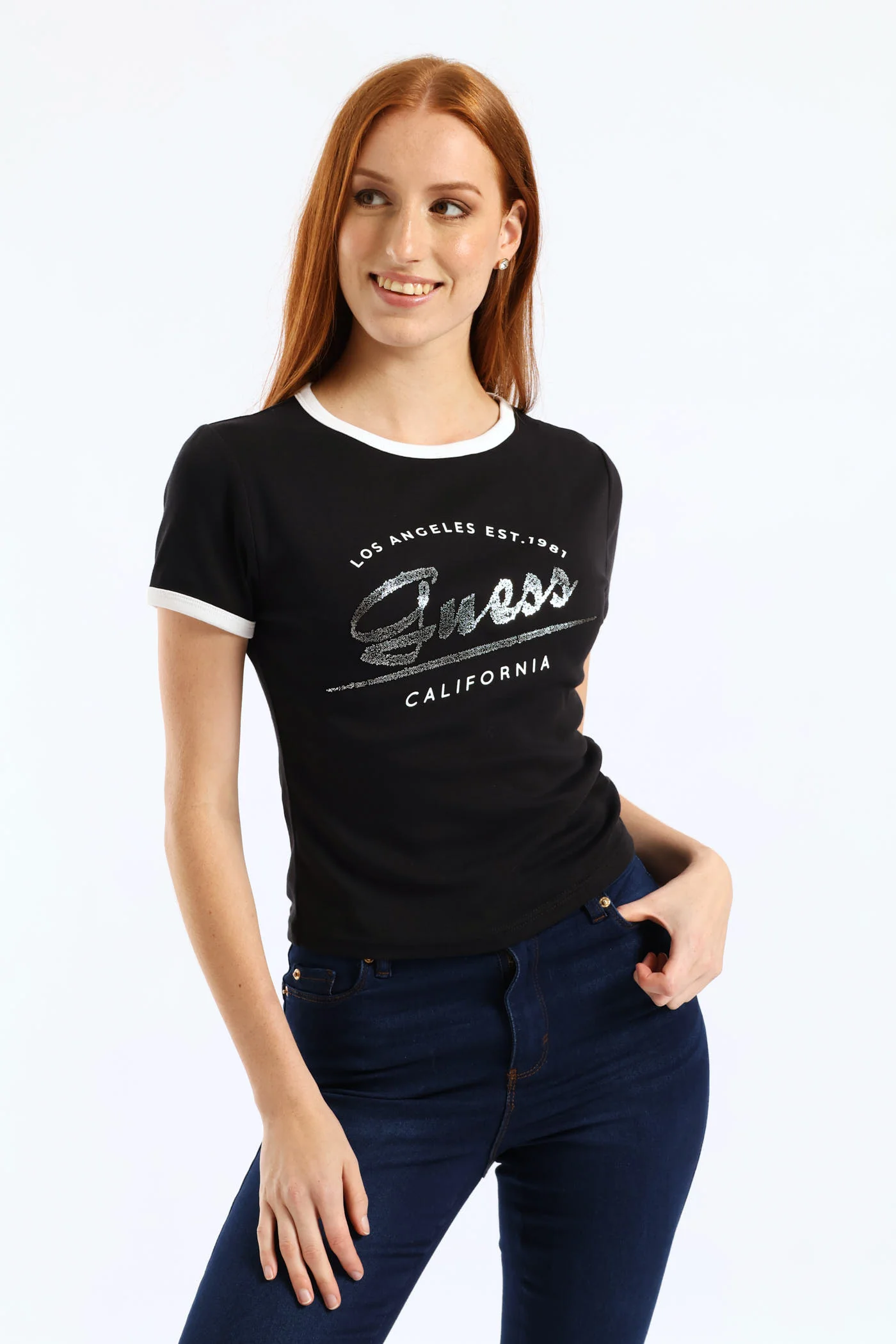 Short Sleeve Gemey Tee - Black - Image 4
