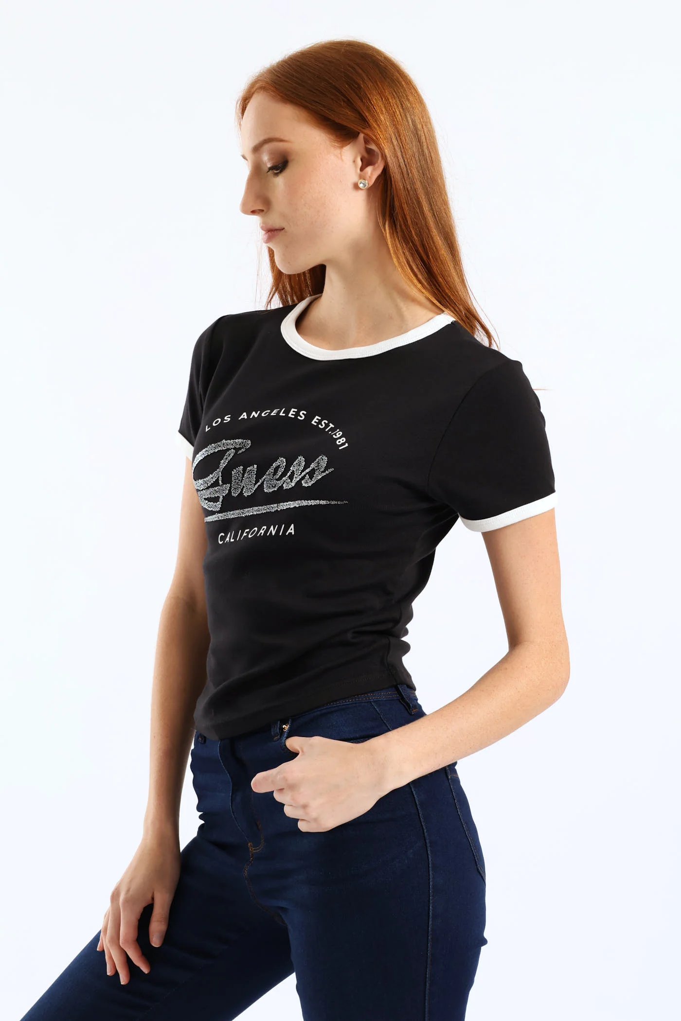 Short Sleeve Gemey Tee - Black - Image 5