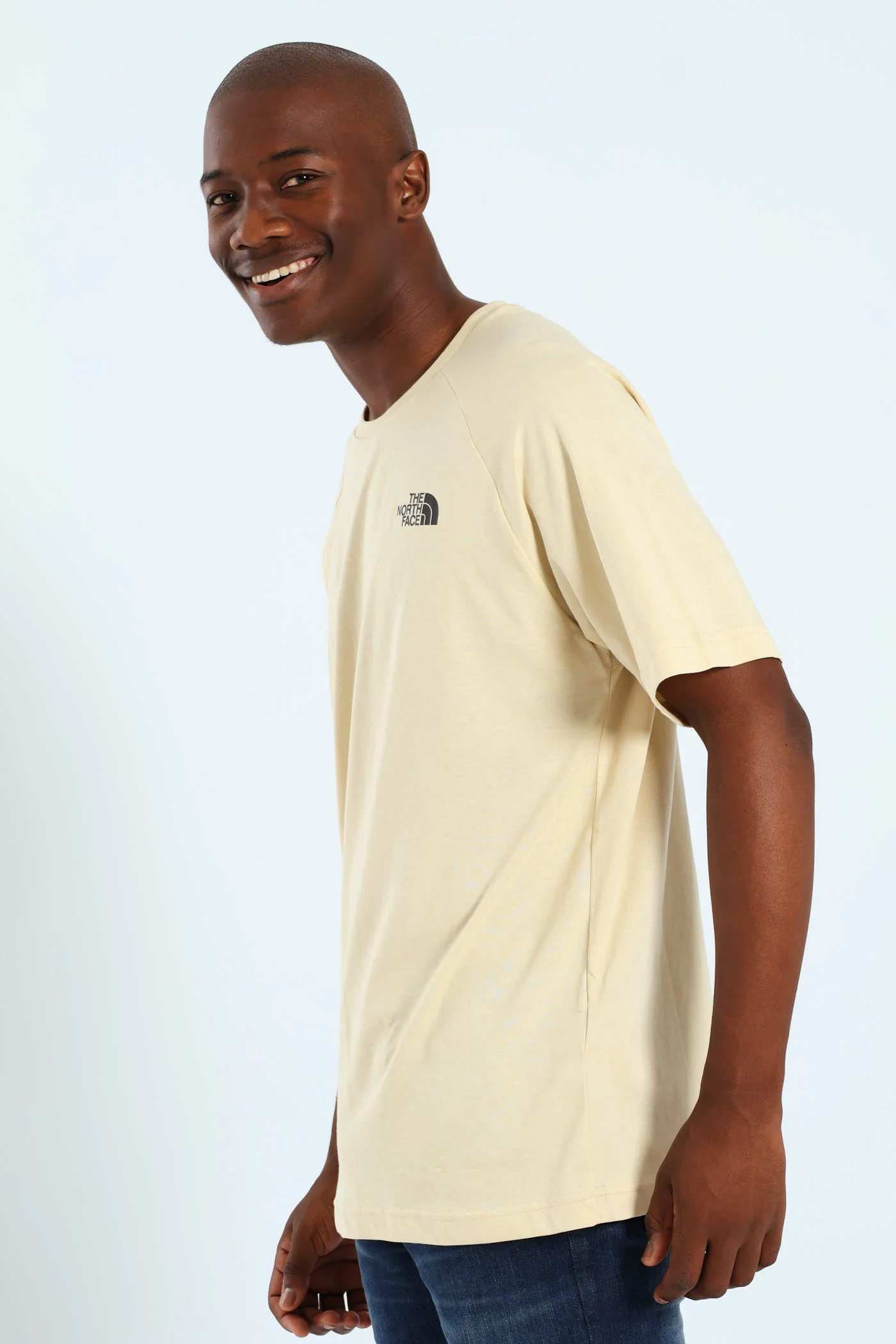 Short Sleeve North Faces Tee - Cream - Image 3