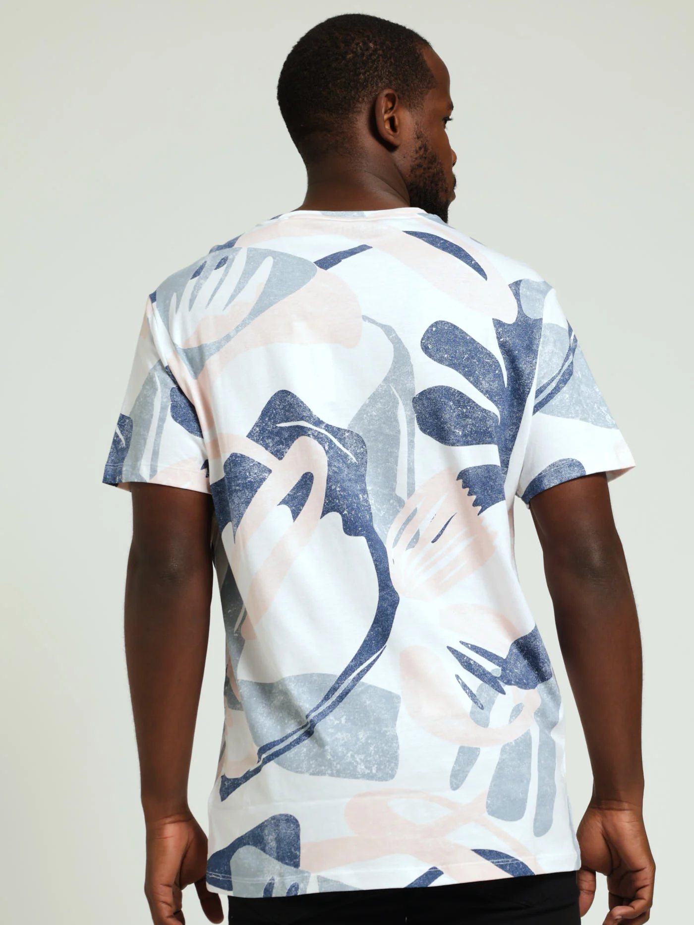Short Sleeve Print Tee - White - Image 4