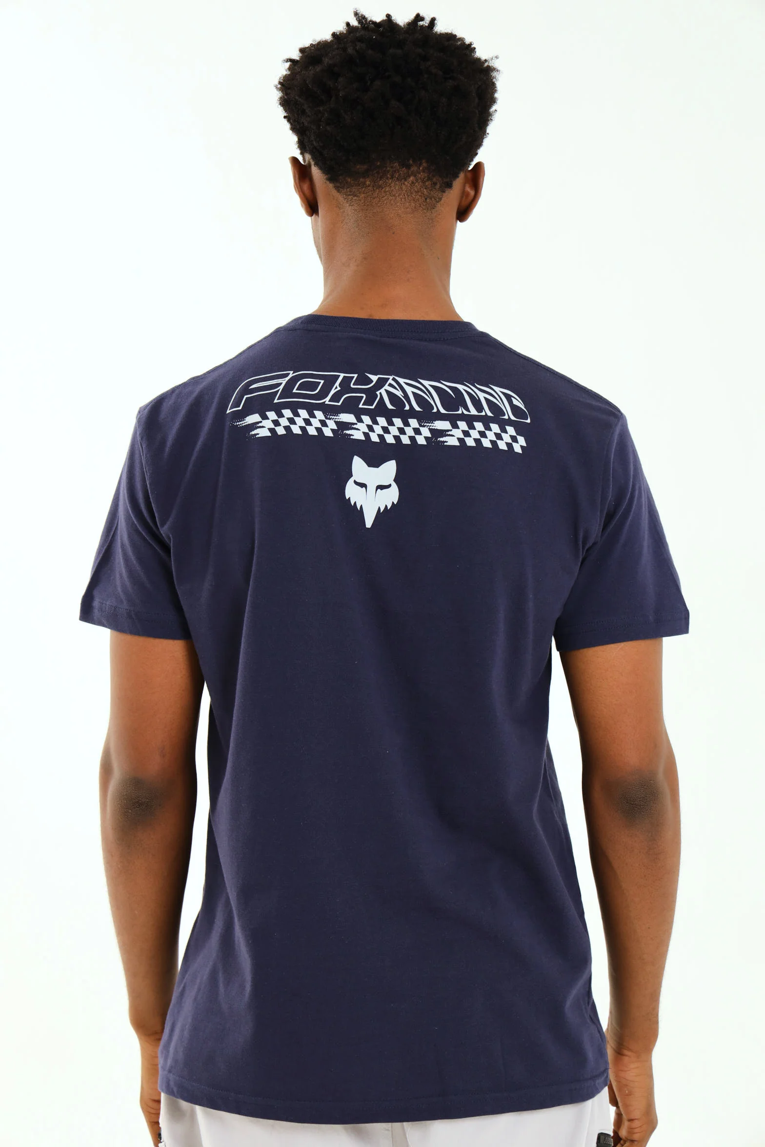 Short Sleeve Vertical Limit Tee - Navy - Image 2