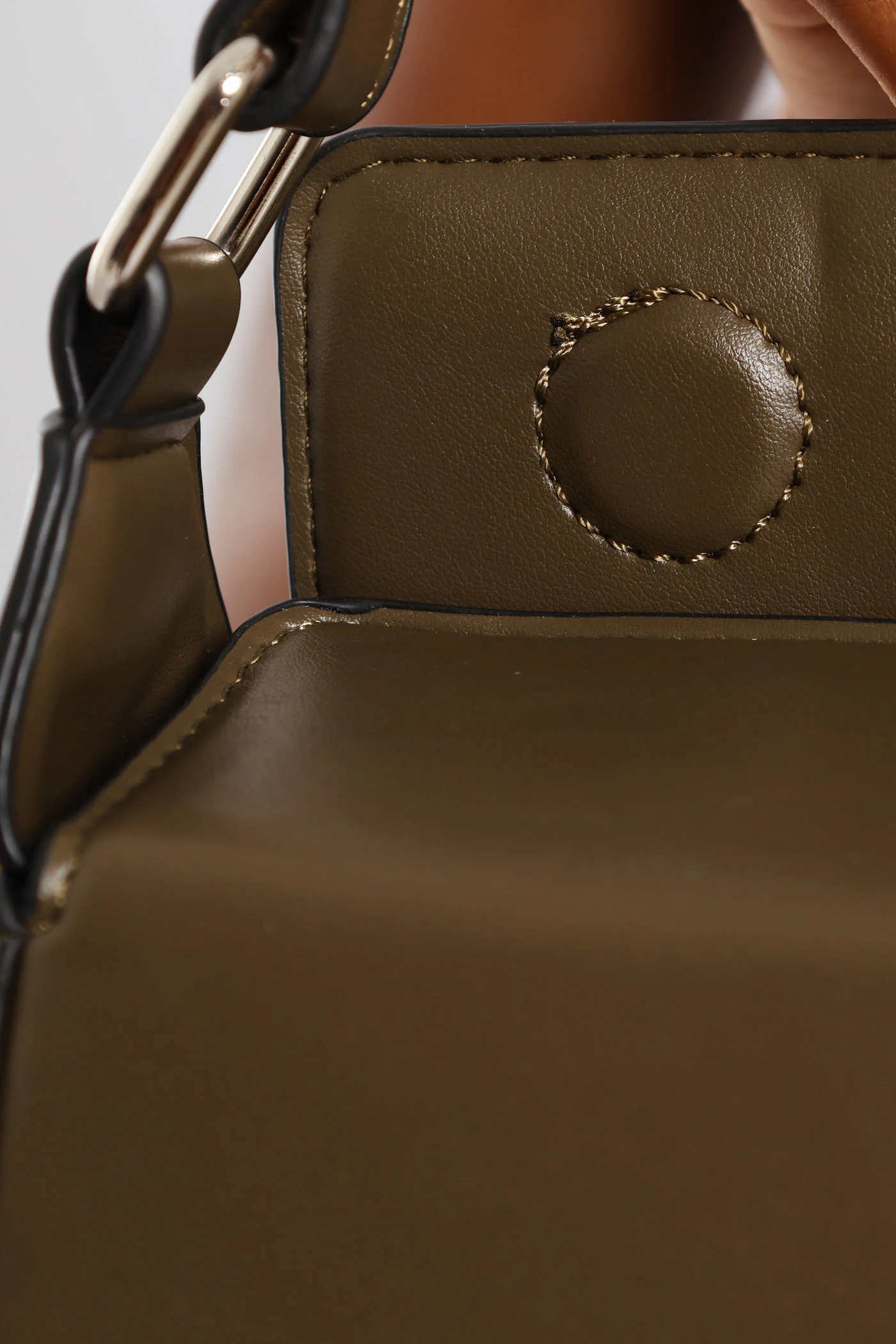 Magnetic Closure Shoulder Bag - Fatigue - Image 6