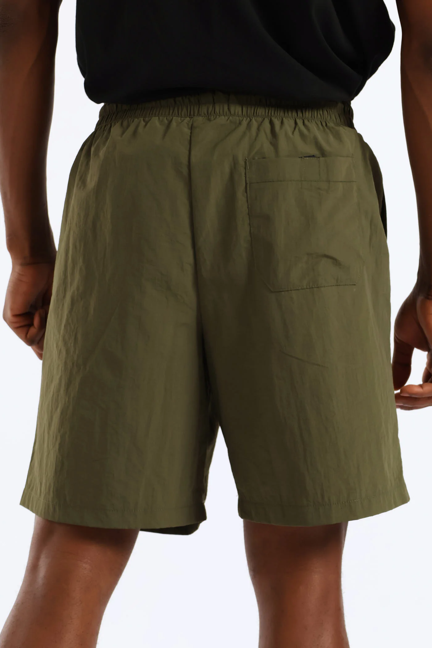 Side Print Swim Short - Olive - Image 4