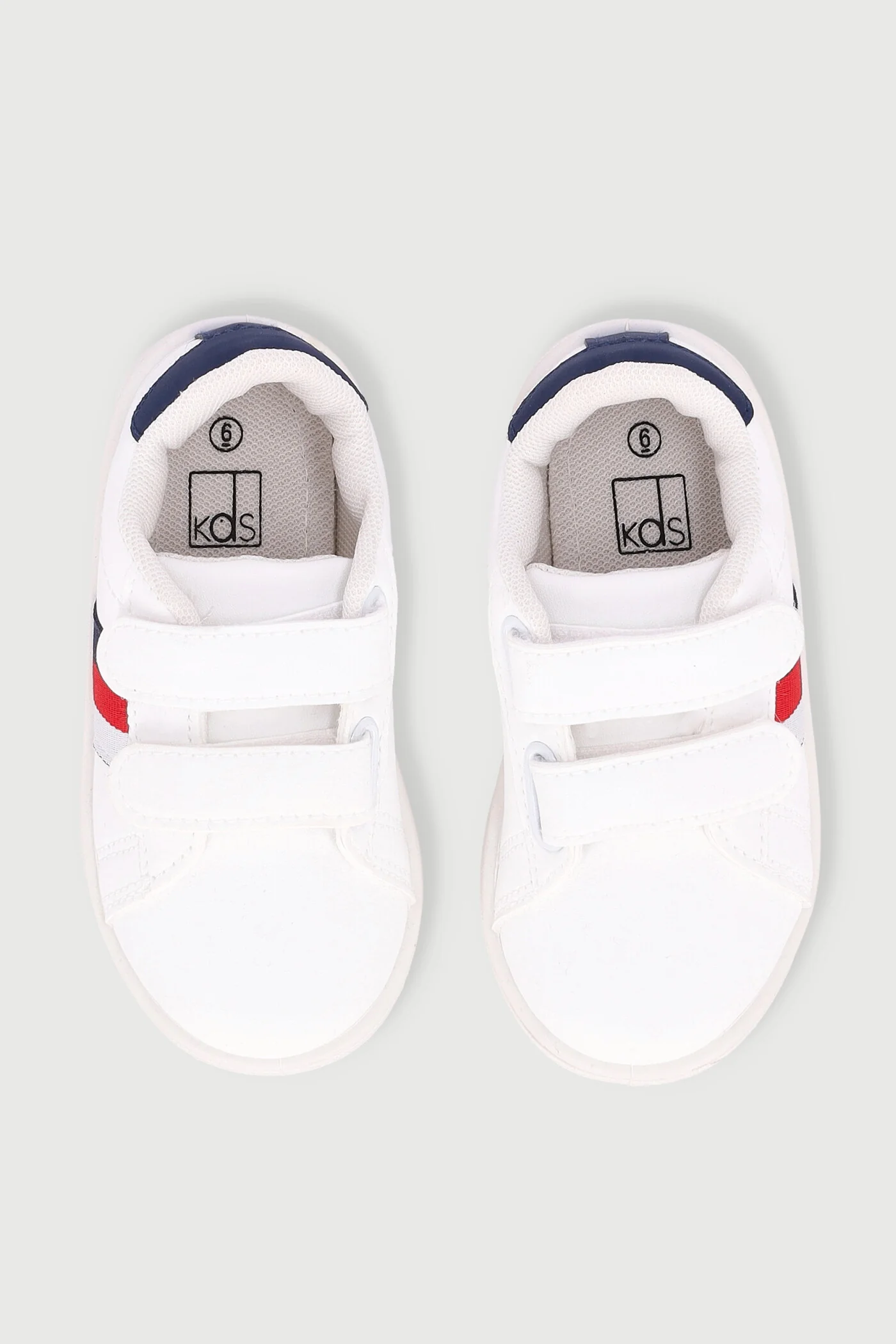 Pre-Boys Side Stripe Sneaker - White - Image 3
