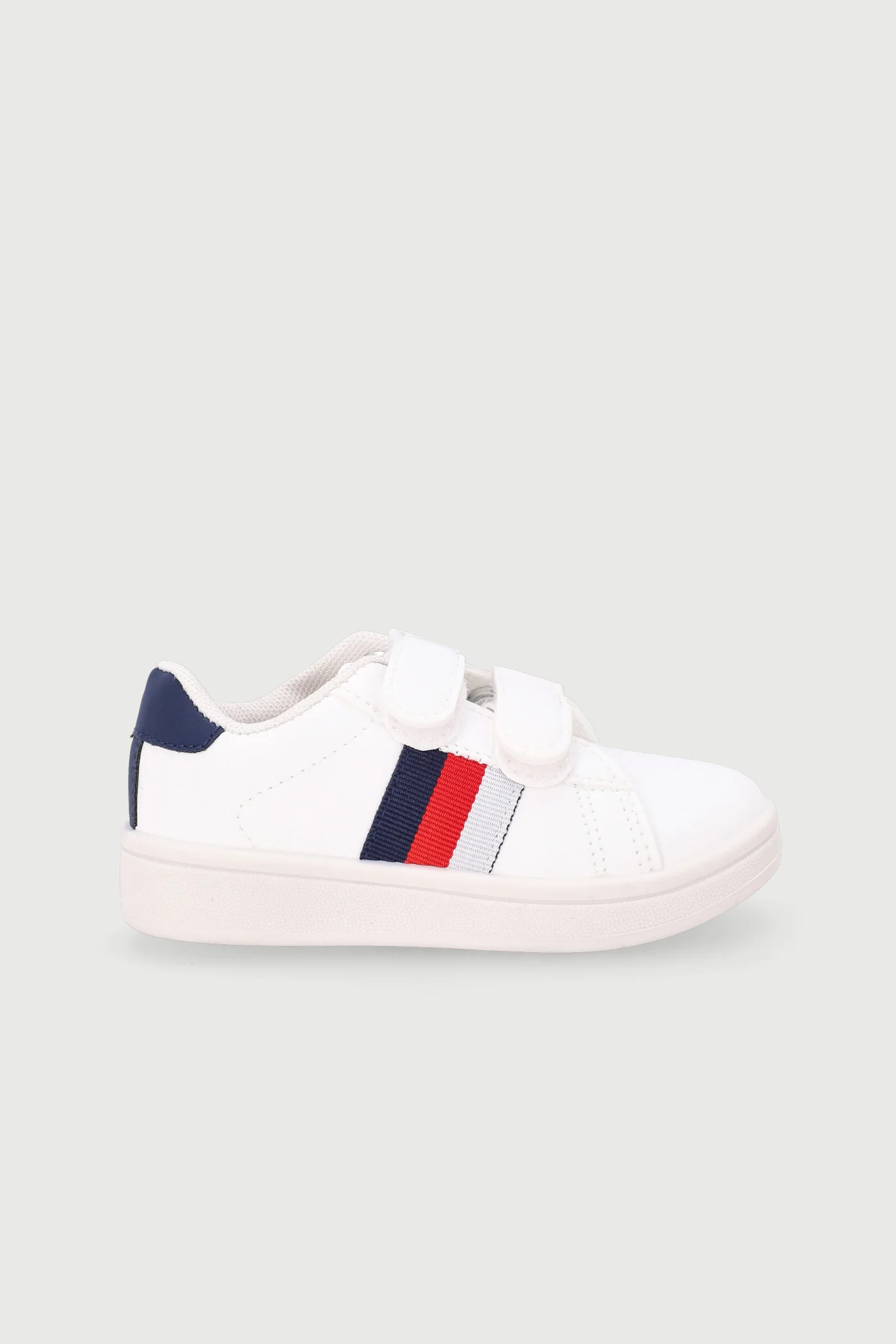 Pre-Boys Side Stripe Sneaker - White - Image 4