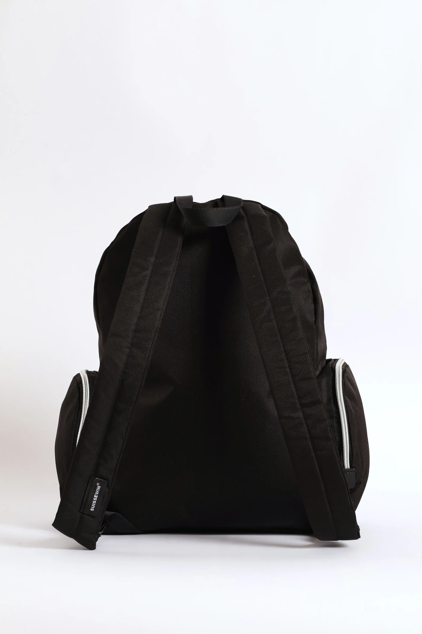 Side Zip Backpack - Black - Image 4