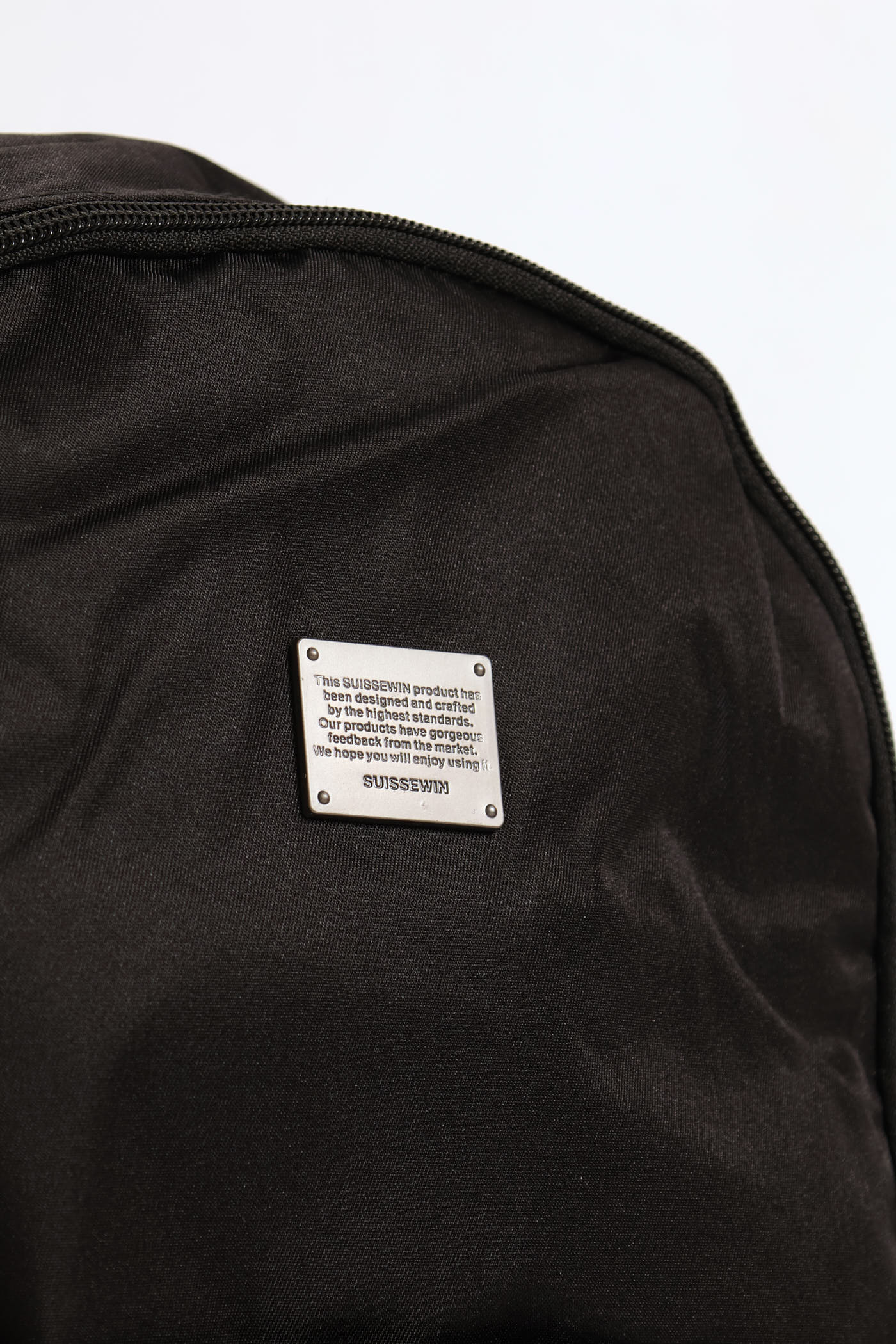 Side Zip Backpack - Black - Image 6