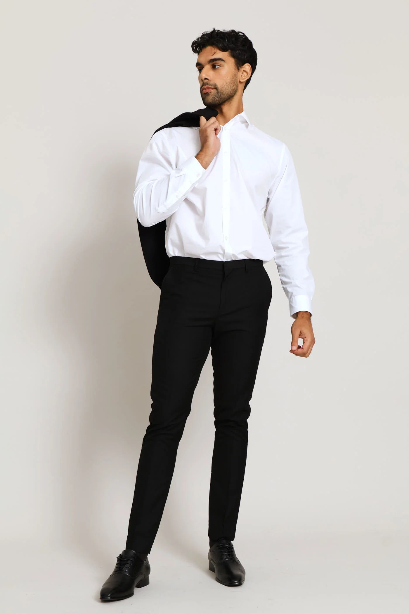 Easy Care Long Sleeve Shirt - White - Image 5