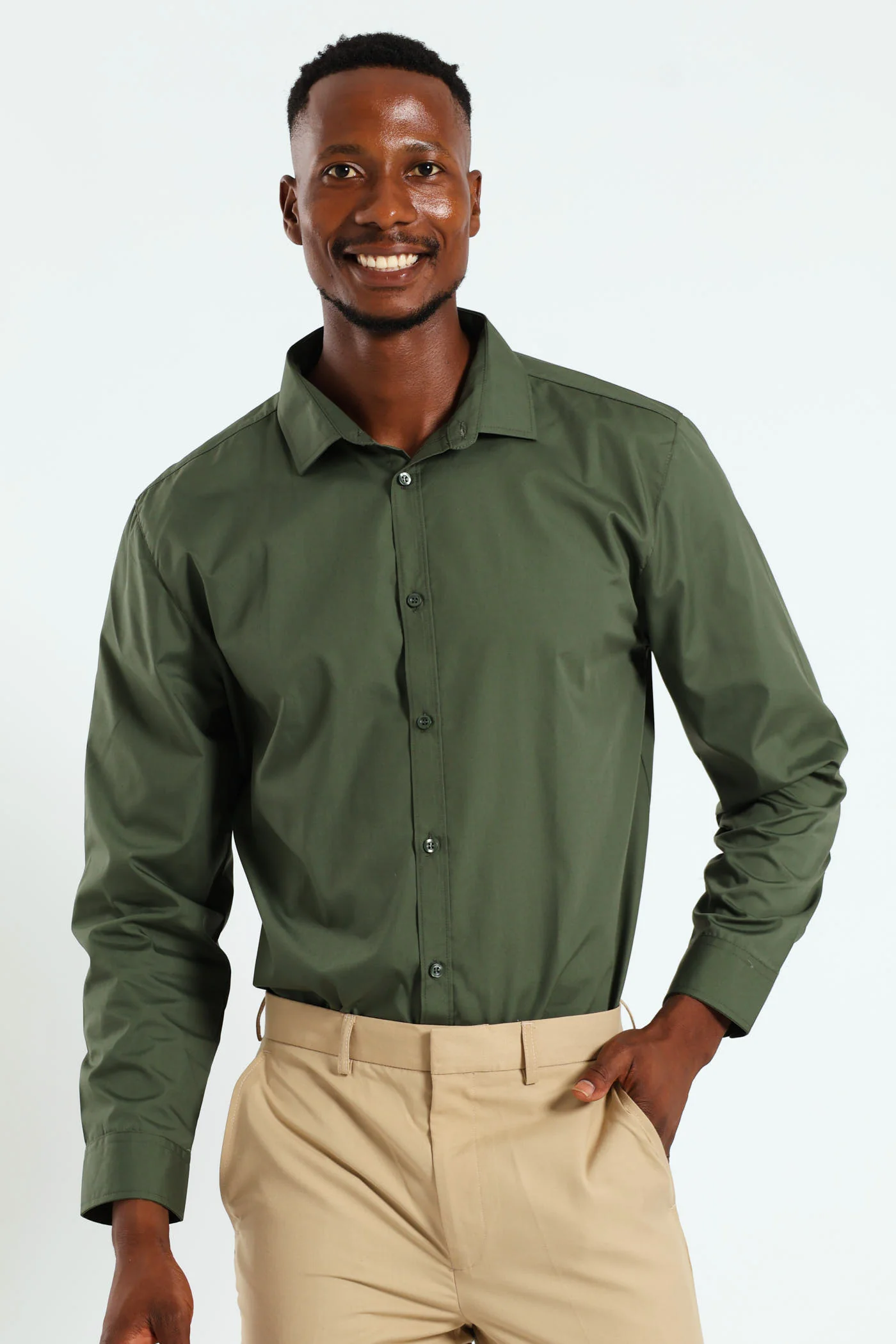 Easy Care Shirt - Fatigue - Image 3