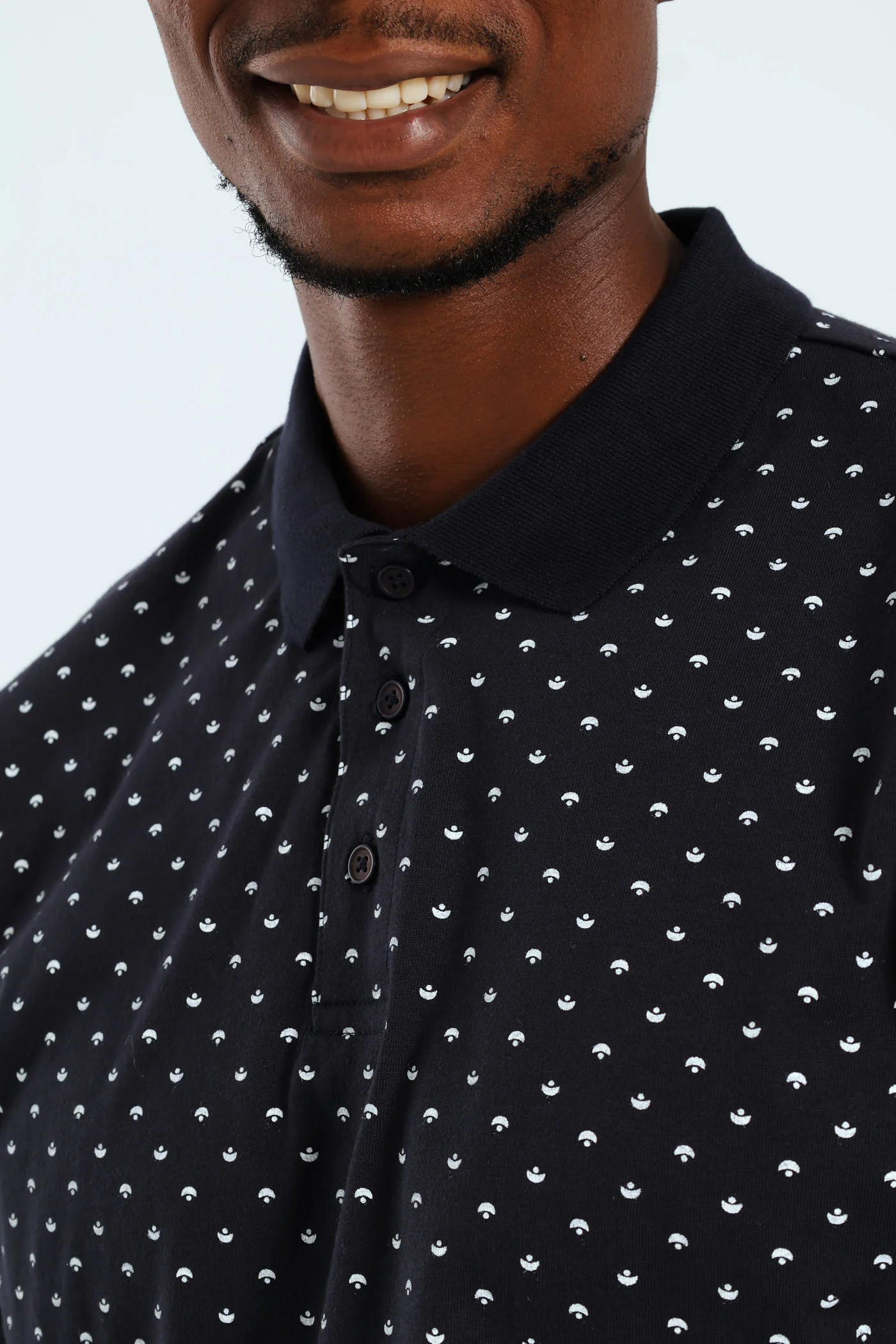 Signal Print Golfer - Navy - Image 2