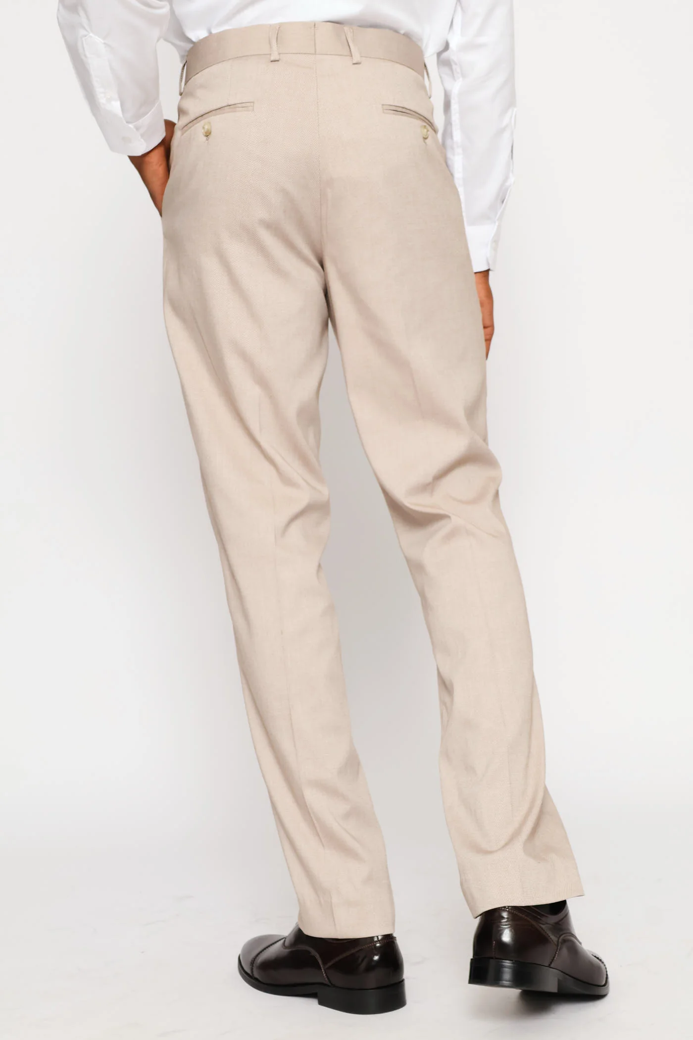 Signature Twill Suit Trouser - Natural - Image 4