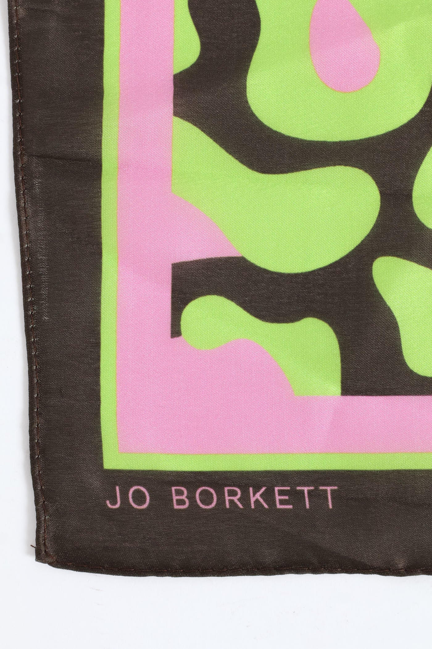 Silk Touch Bright Leopard Scarf - Chartreuse - Image 2