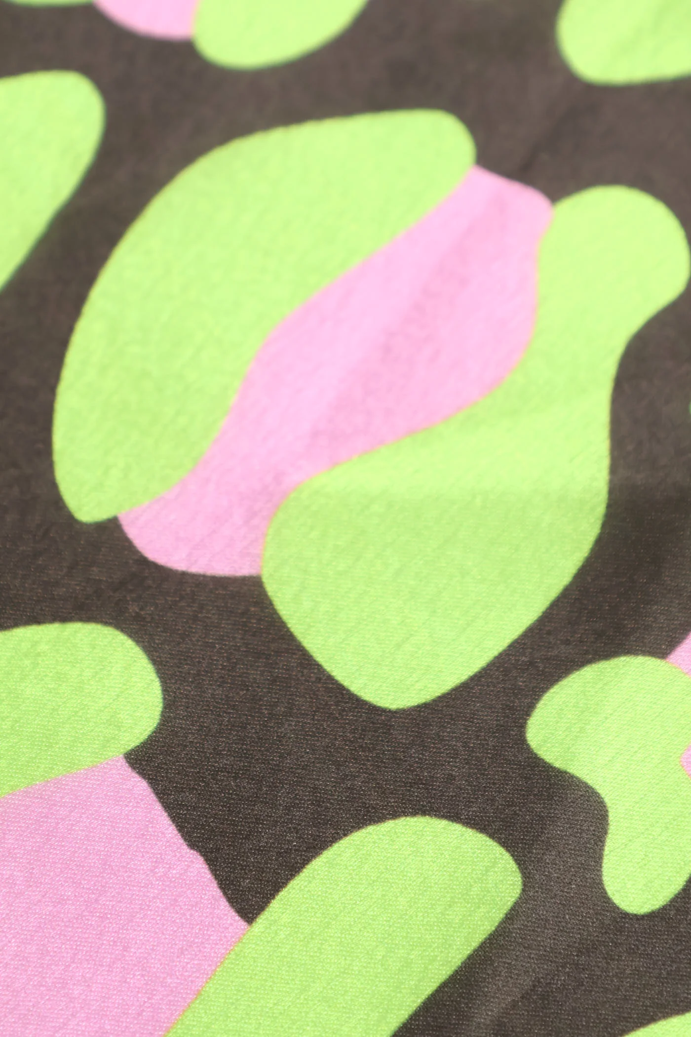 Silk Touch Bright Leopard Scarf - Chartreuse - Image 5