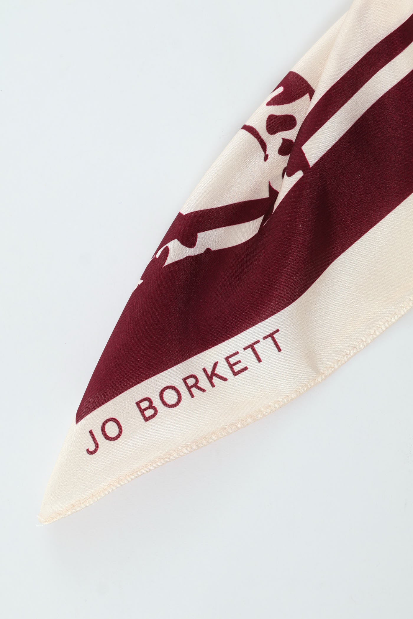 Silk Touch Leopard Design Scarf - Burgundy - Image 3