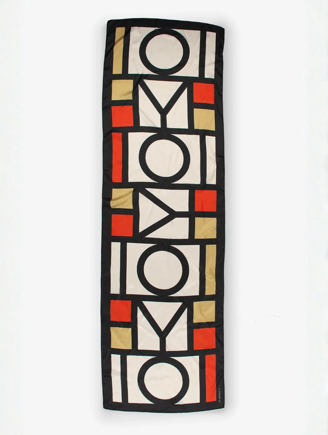 Silk Touch Mid Century Design Scarf - Multi - Image 4